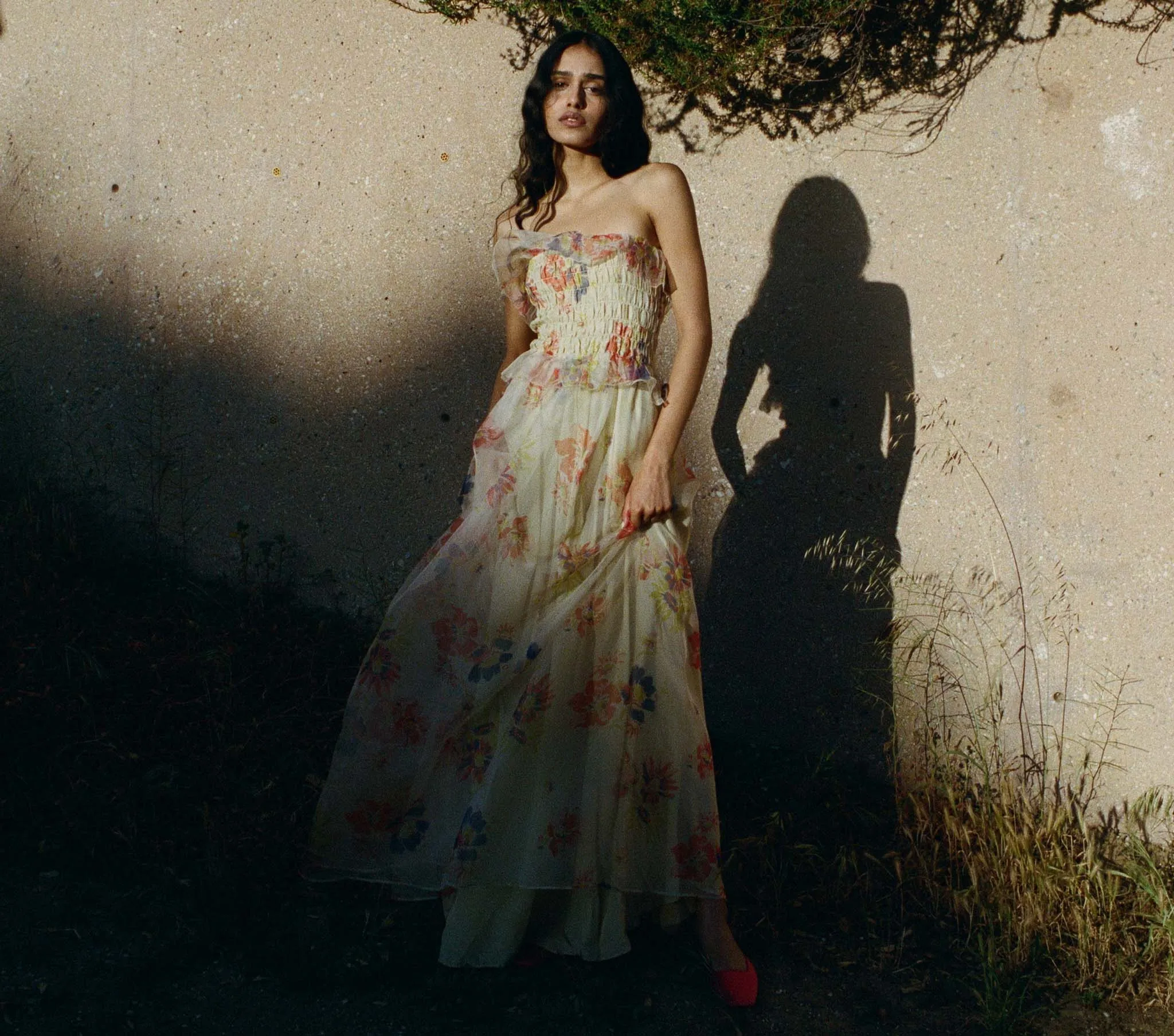 AURELIE DRESS -- SWEET GARDENIA sold by Doen