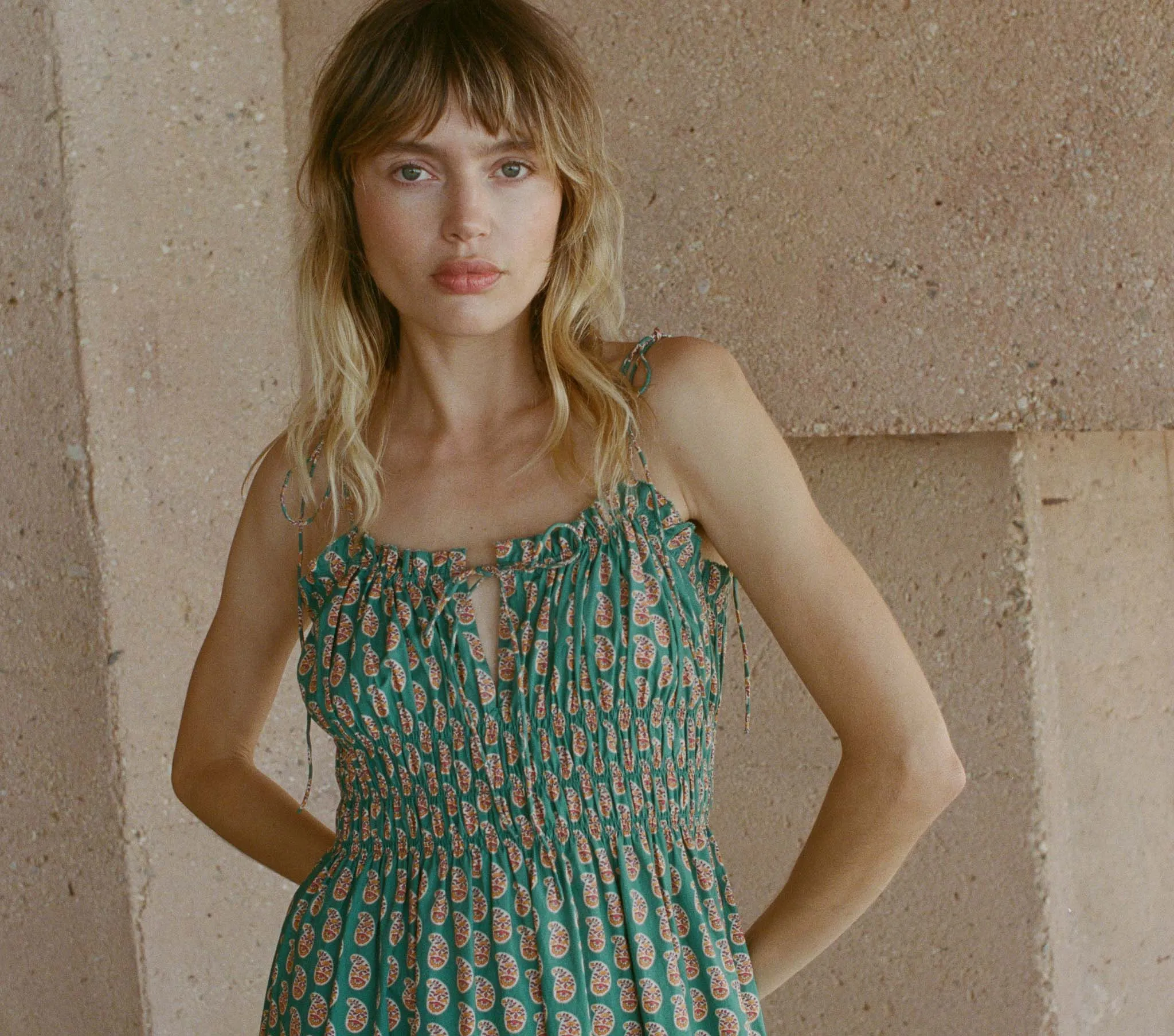 HMD -- RHODA DRESS -- SUNRISE PAISLEY sold by Doen product image thumbnail 3