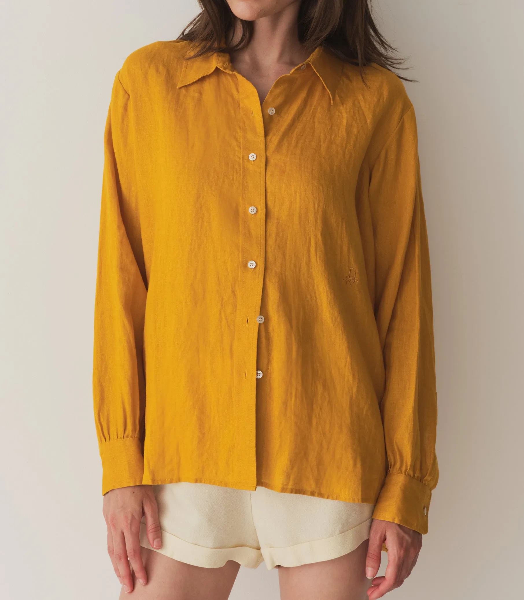 HAVA LINEN TOP -- SUNFLOWER sold by Doen product image thumbnail 3