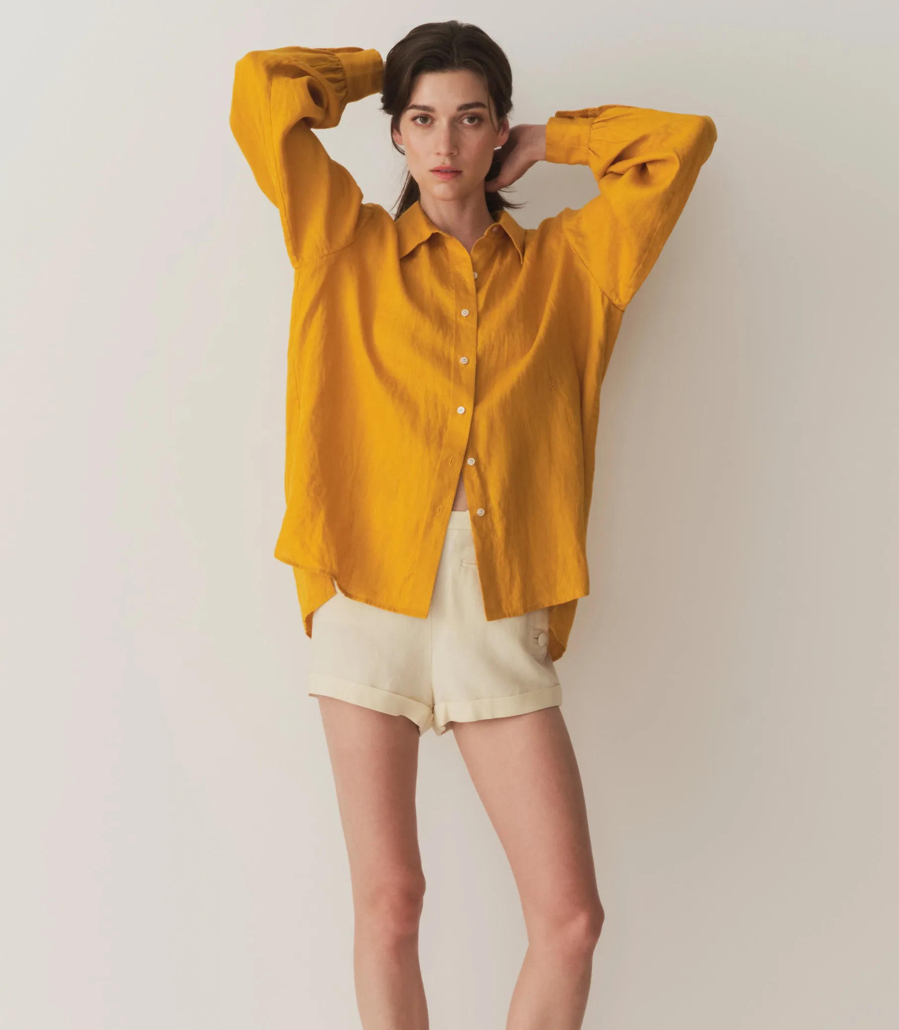 HAVA LINEN TOP -- SUNFLOWER sold by Doen product image thumbnail 2
