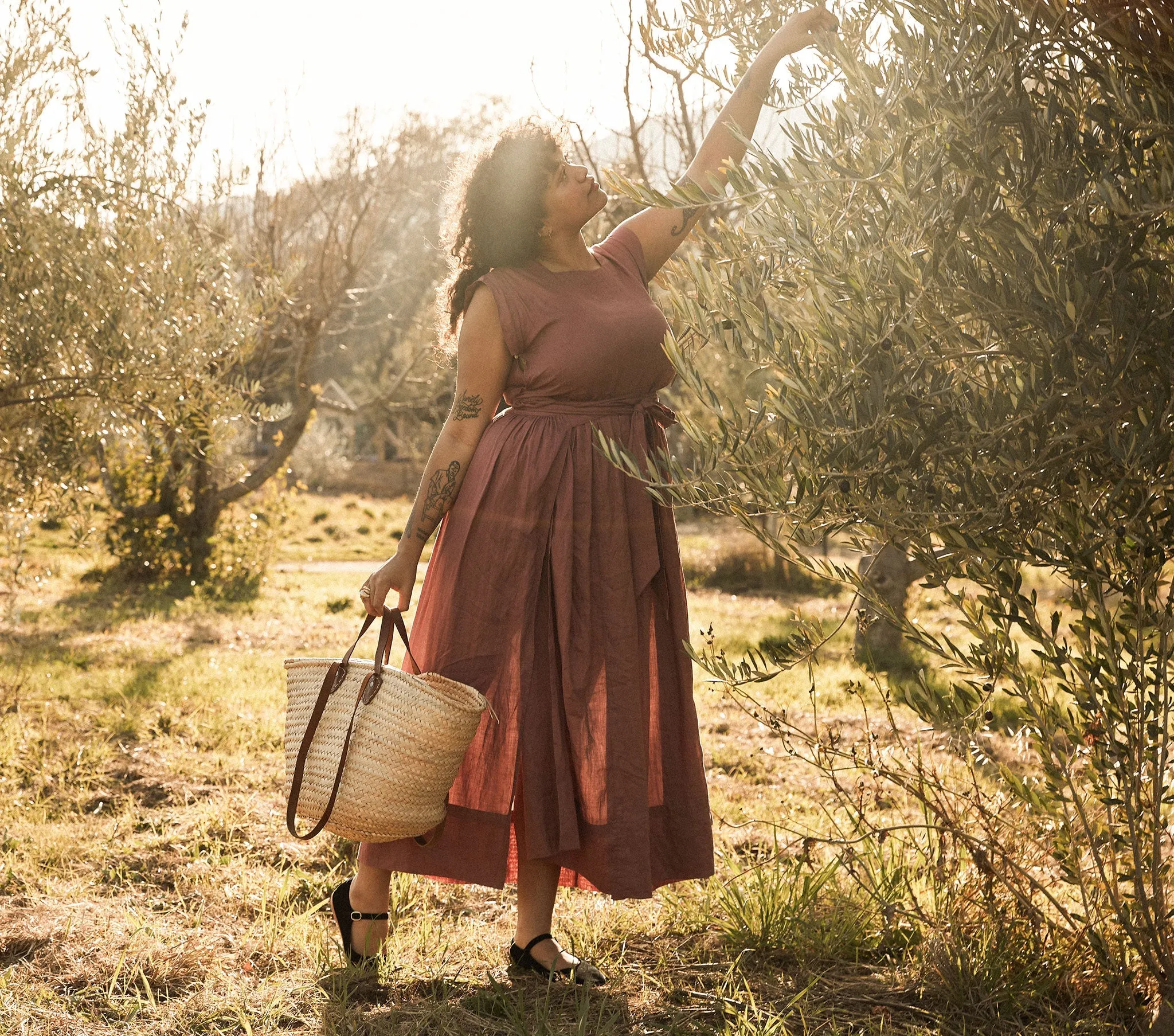 HMD -- PACIFICA DRESS -- PLUM sold by Doen product image thumbnail 5