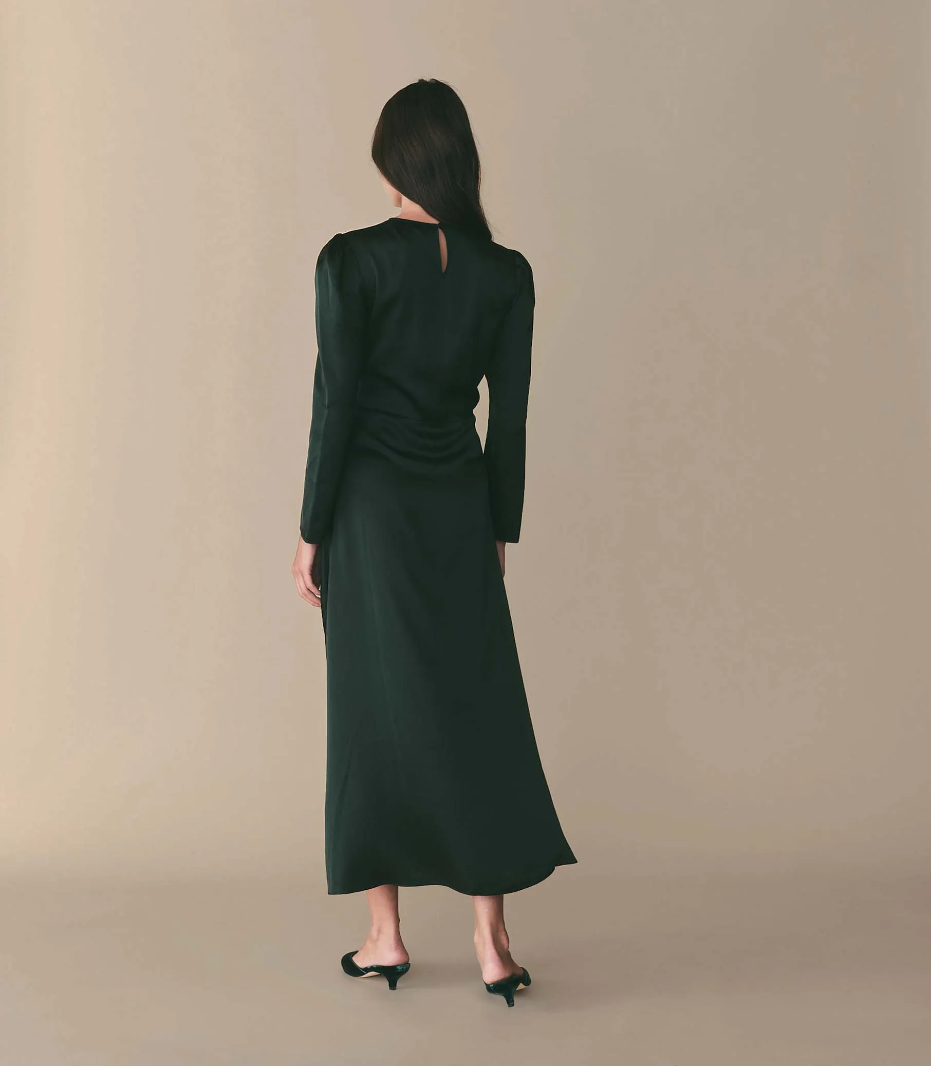 MELINDA DRESS -- ALPINE GREEN sold by Doen product image thumbnail 4