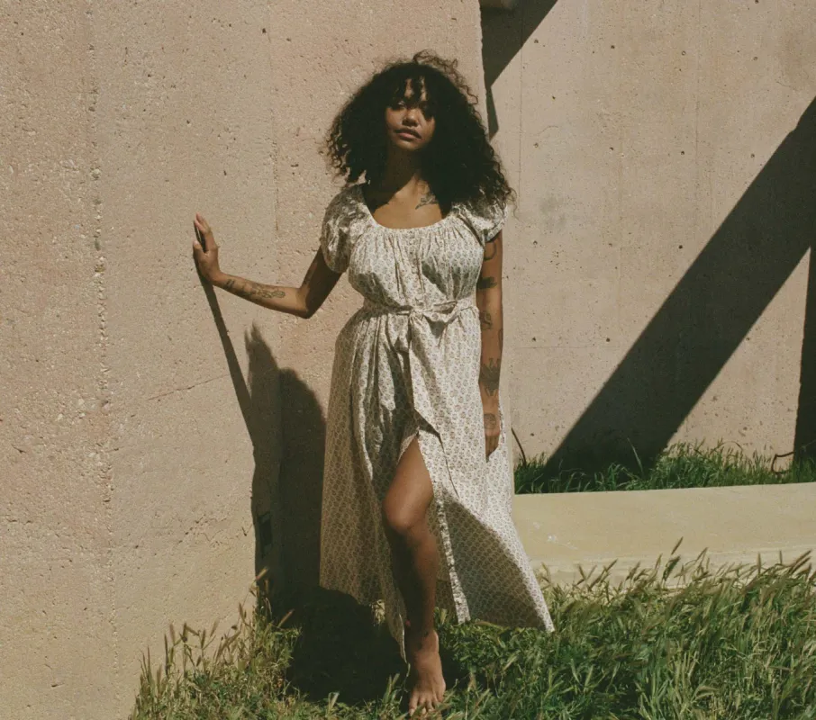 HMD -- JOCELINA DRESS -- SPRING ELDERBERRY FLORAL made by Doen