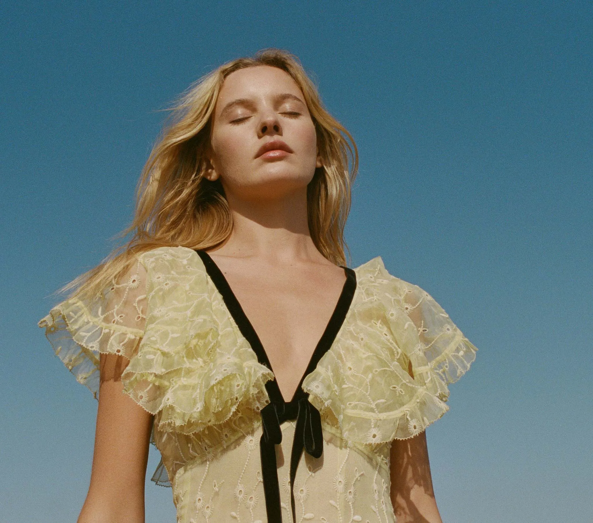 HMD -- AUDETTE DRESS -- WILDFLOWER HONEY sold by Doen product image thumbnail 4