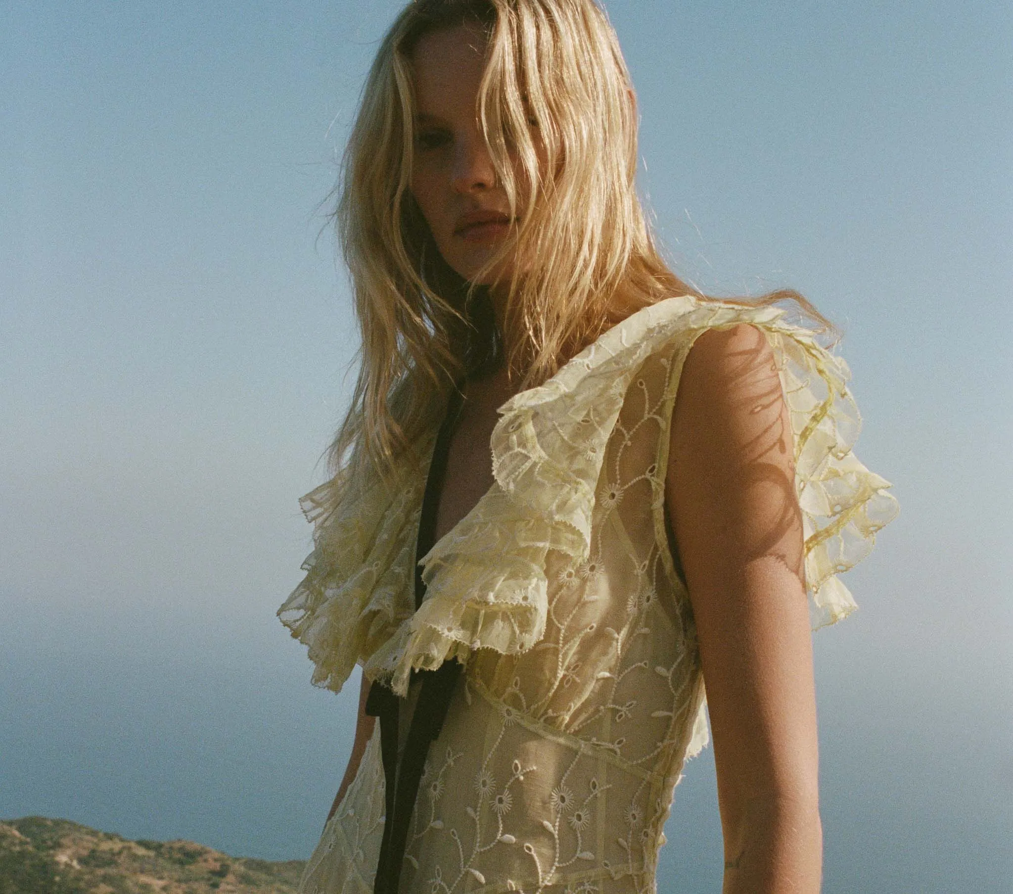 HMD -- AUDETTE DRESS -- WILDFLOWER HONEY sold by Doen product image thumbnail 3