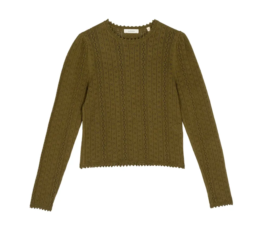 HMD -- DANIELA PULLOVER -- OLIVE BRANCH made by Doen