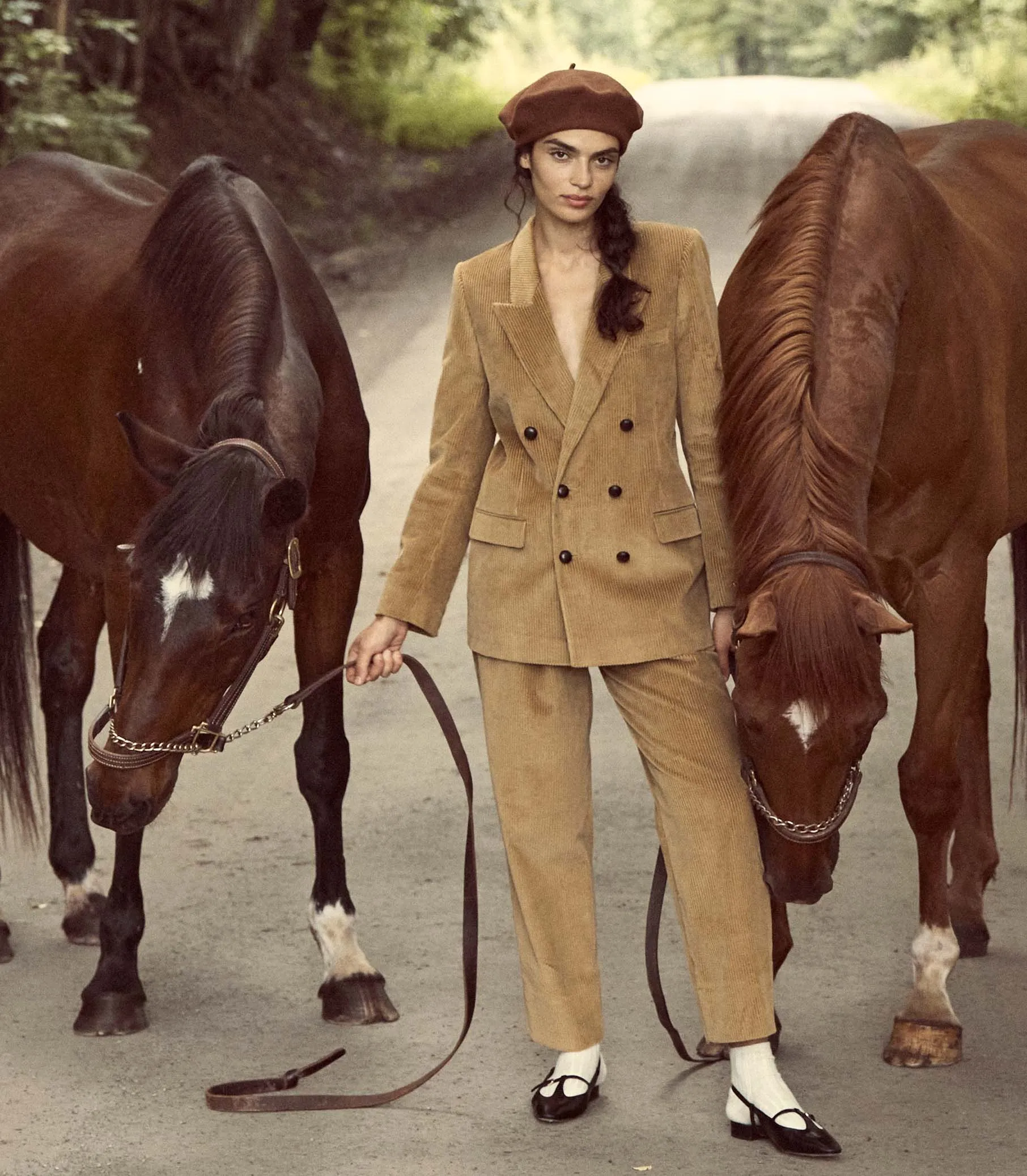 ATHERTON PANT -- CHESTNUT BROWN sold by Doen product image thumbnail 2