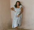 HMD -- STANZA DRESS -- SONGBIRD TOILE sold by Doen