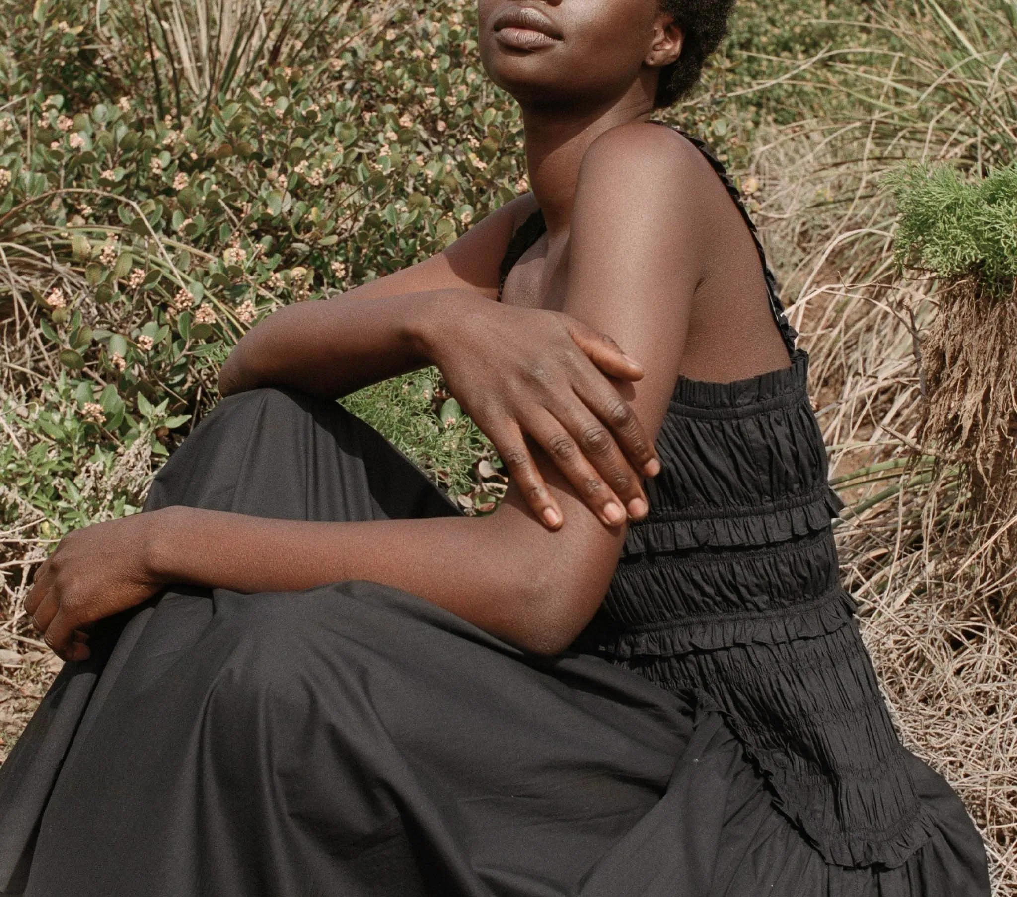 HMD -- MARIANNE DRESS -- BLACK sold by Doen product image thumbnail 3