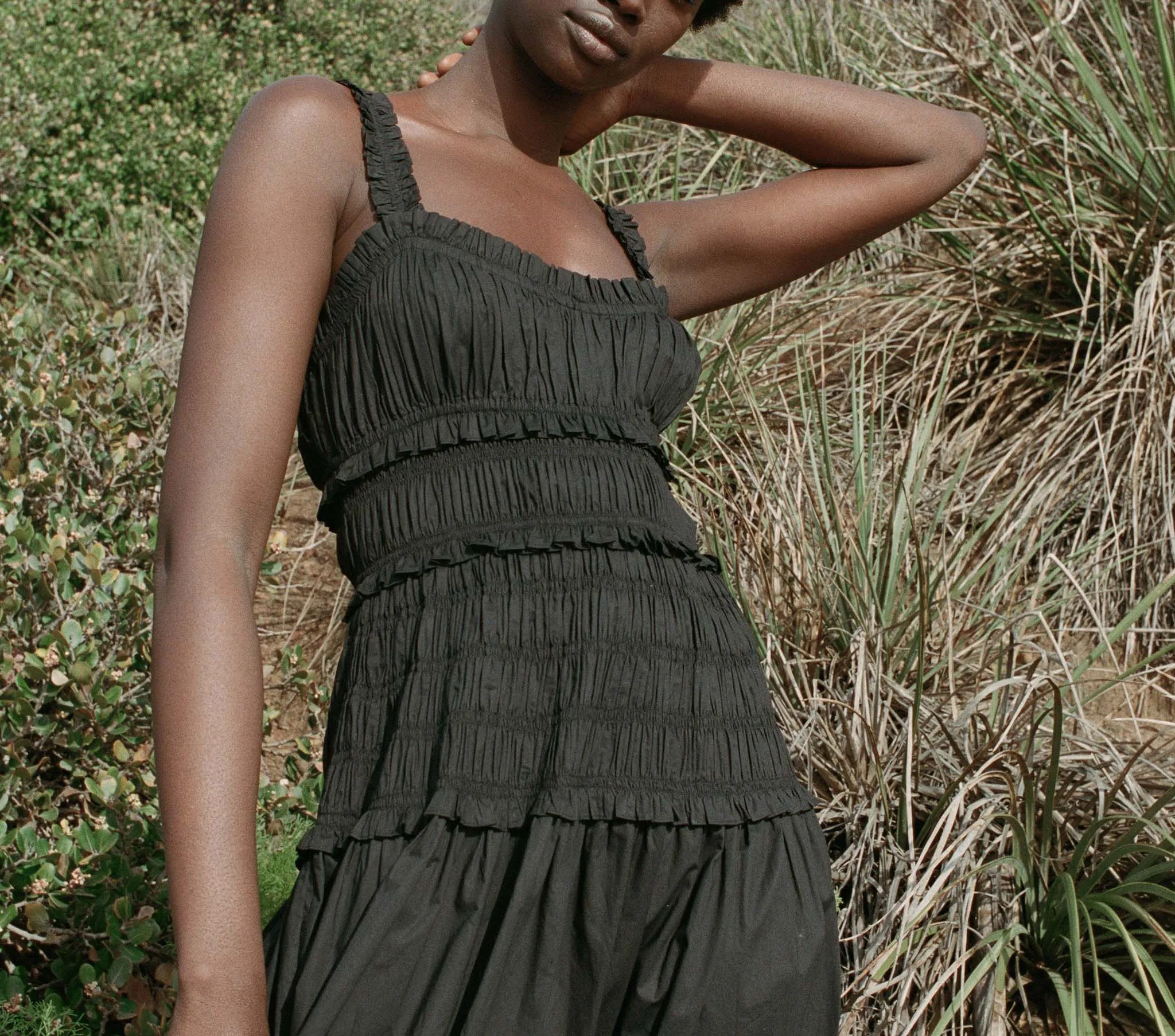 HMD -- MARIANNE DRESS -- BLACK sold by Doen