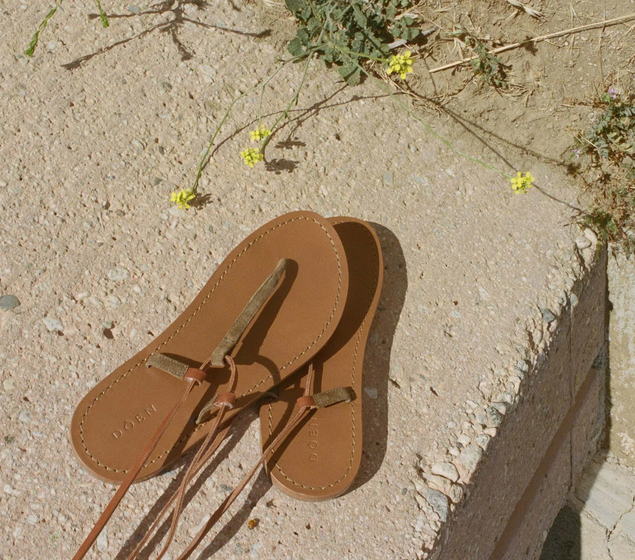 ST MORITZ SANDAL -- MIXED BROWN LEATHER sold by Doen product image thumbnail 3