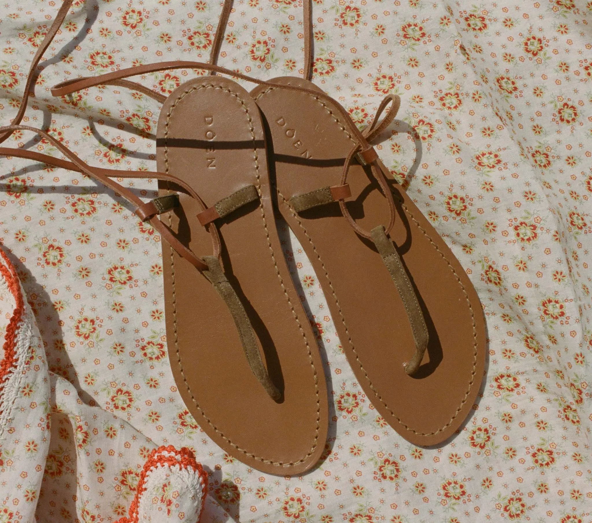 ST MORITZ SANDAL -- MIXED BROWN LEATHER sold by Doen product image thumbnail 5