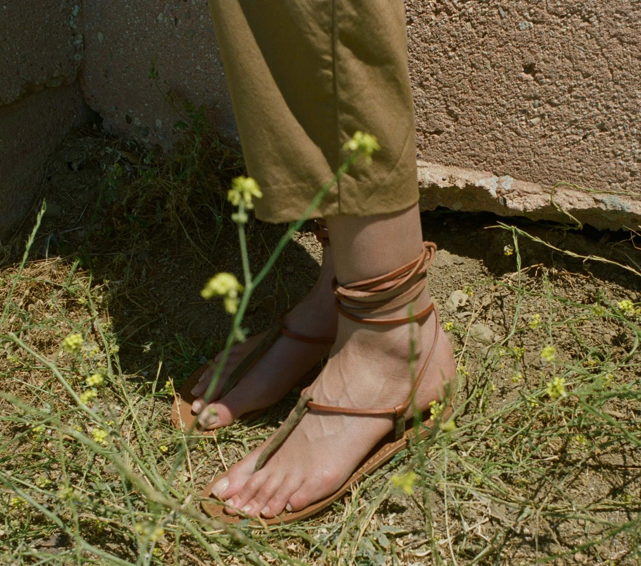 ST MORITZ SANDAL -- MIXED BROWN LEATHER sold by Doen product image thumbnail 2