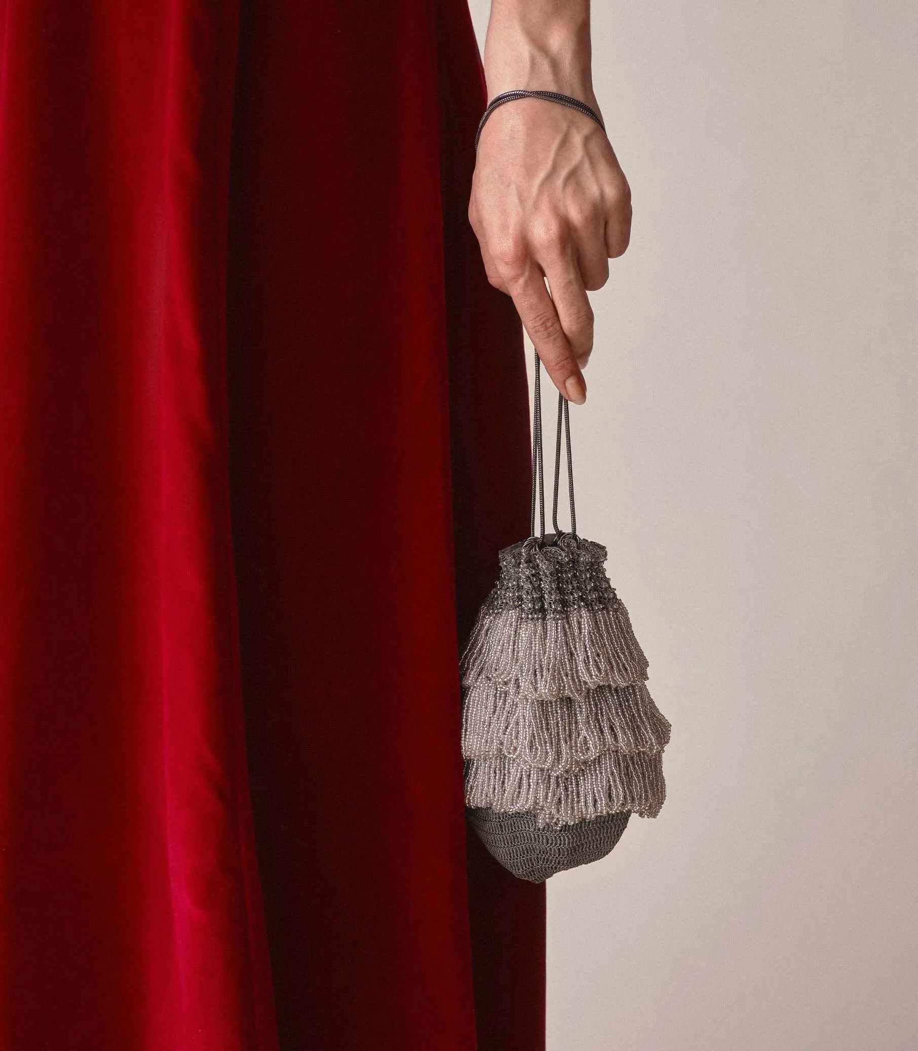 PASCALLE PURSE -- ANTIQUE STERLING sold by Doen product image thumbnail 5