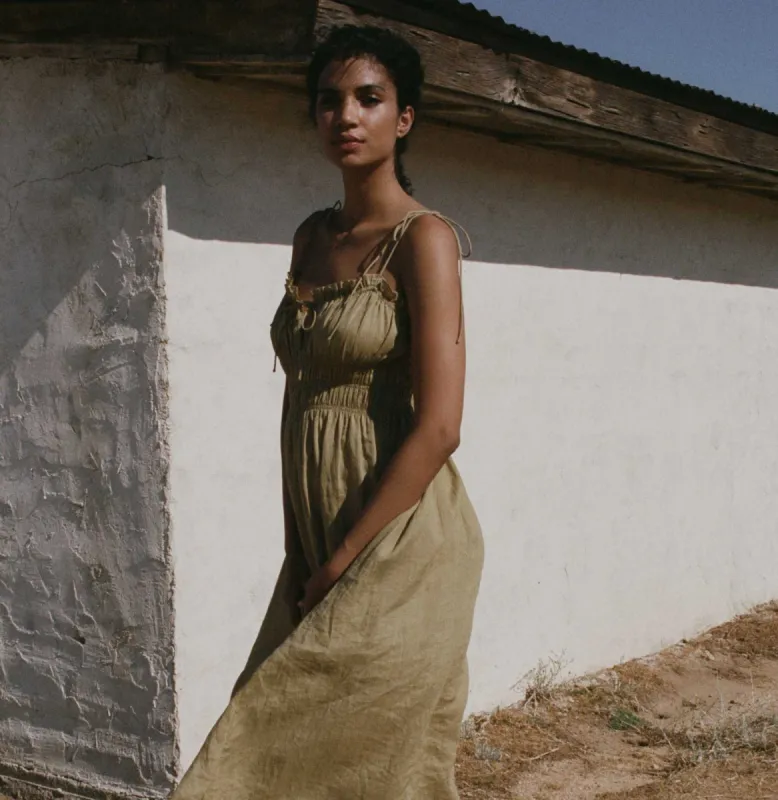 HMD -- RHODA DRESS -- VERBENA sold by Doen