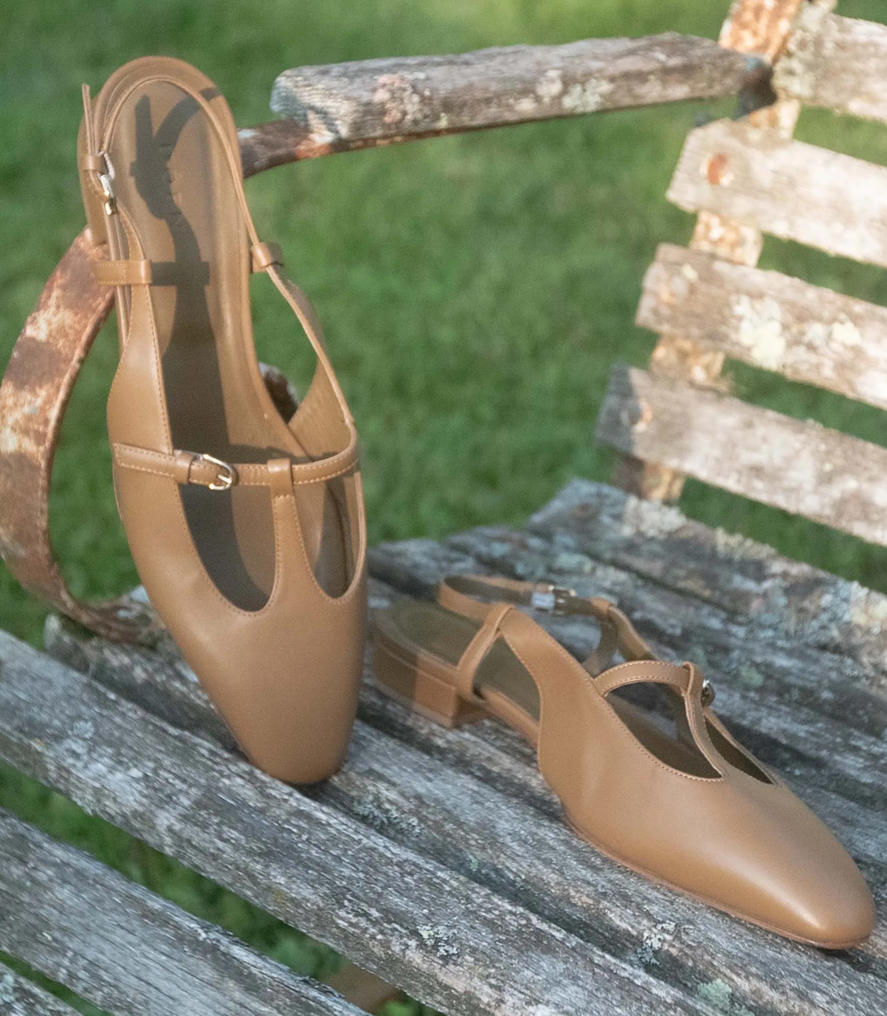 ZARAH SLINGBACK -- ACORN BOX CALF sold by Doen product image thumbnail 3