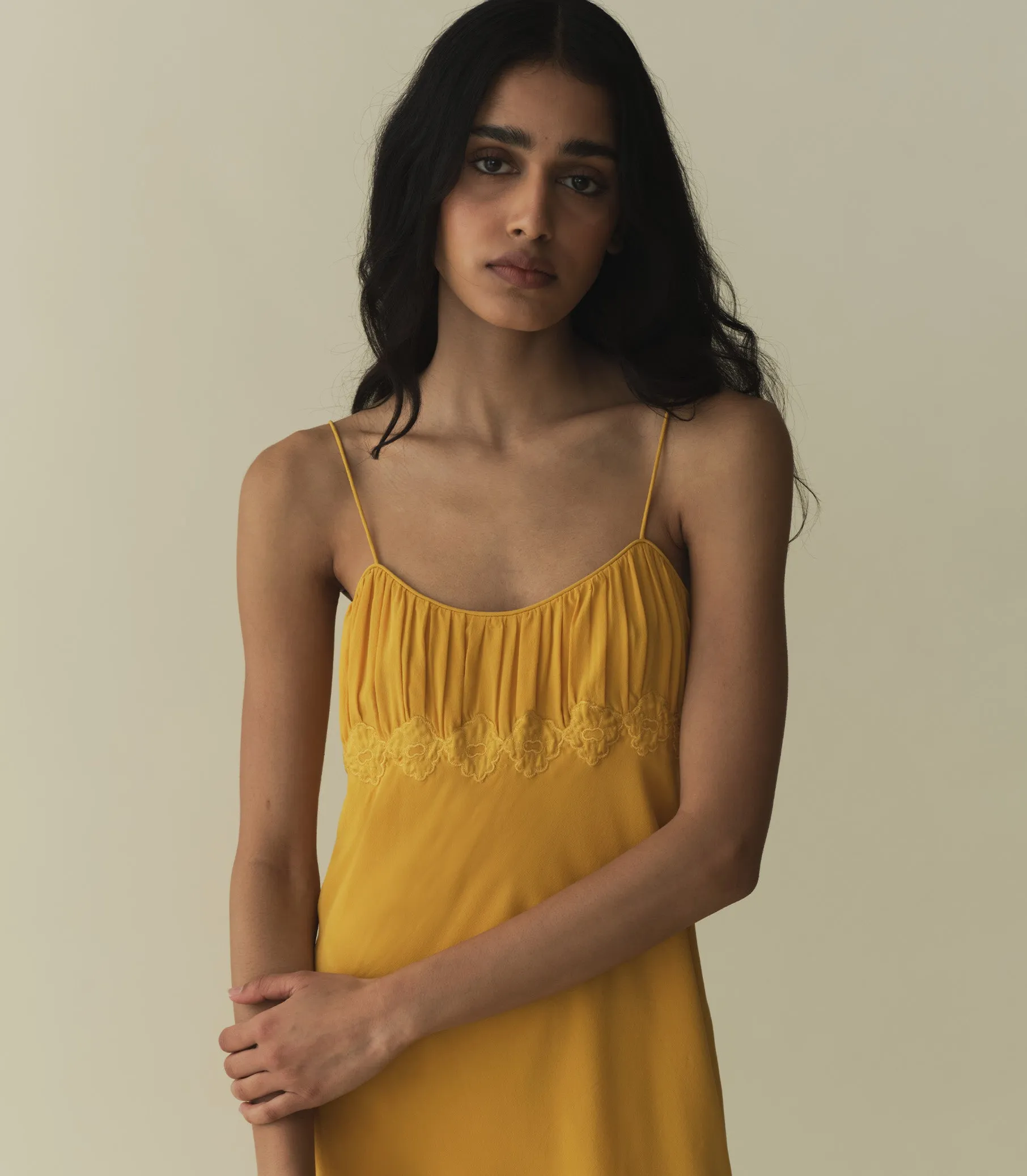 FLEURIE DRESS -- GOLDENROD sold by Doen