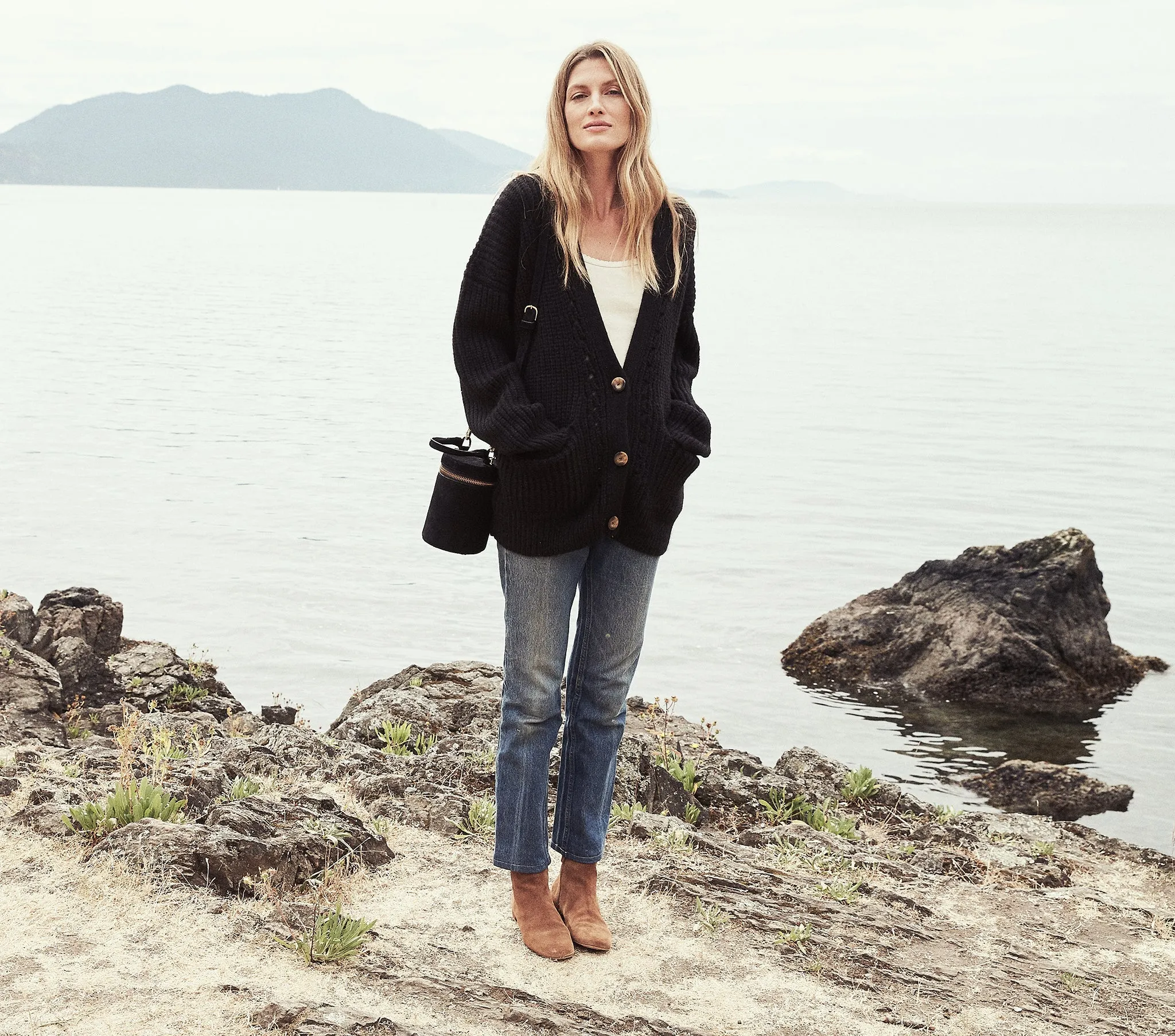 HMD -- ADELIA SWEATER -- BLACK sold by Doen product image thumbnail 2