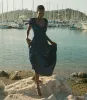 LEANNE DRESS -- NAVY sold by Doen