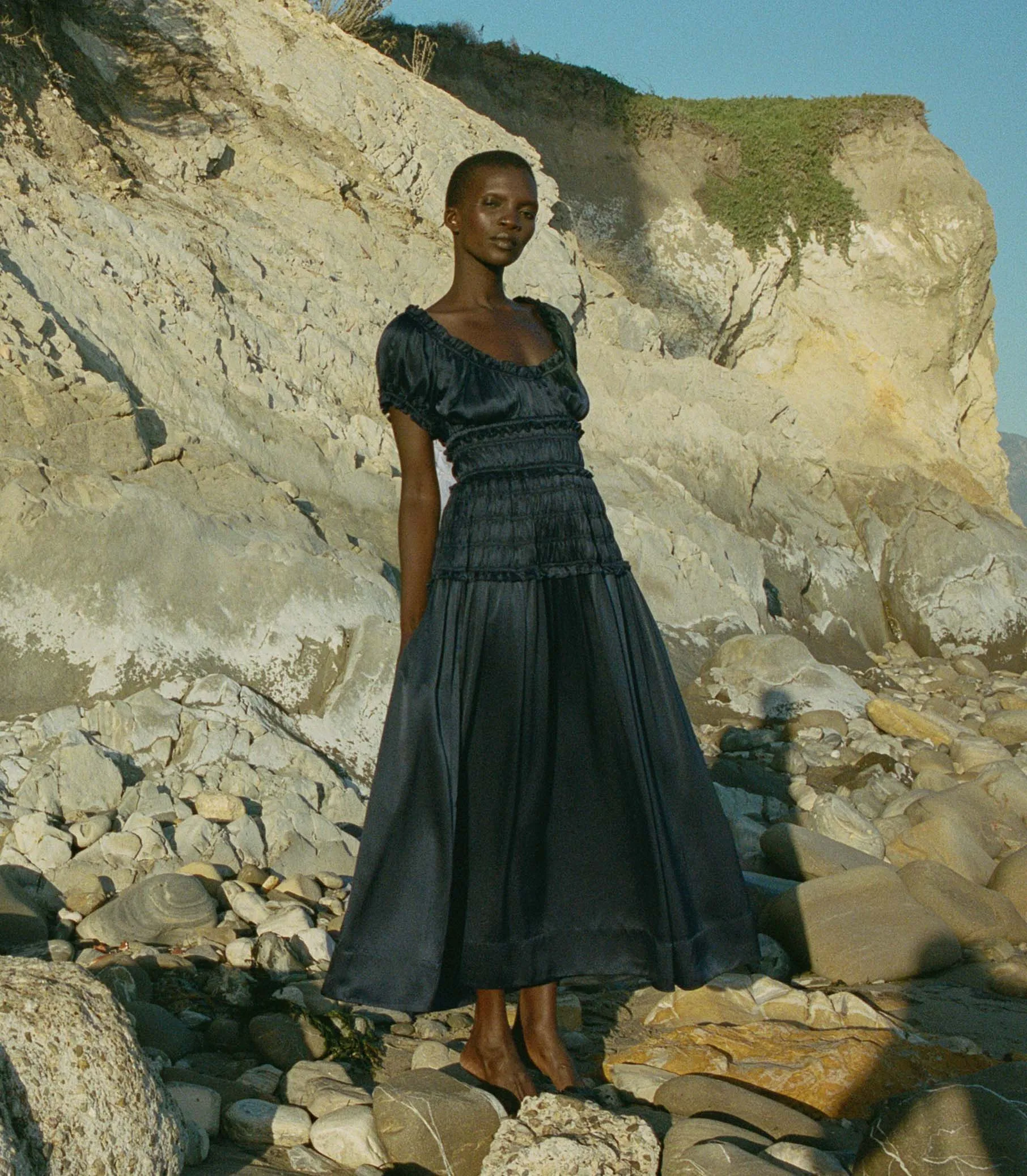 LEANNE DRESS -- NAVY sold by Doen product image thumbnail 4