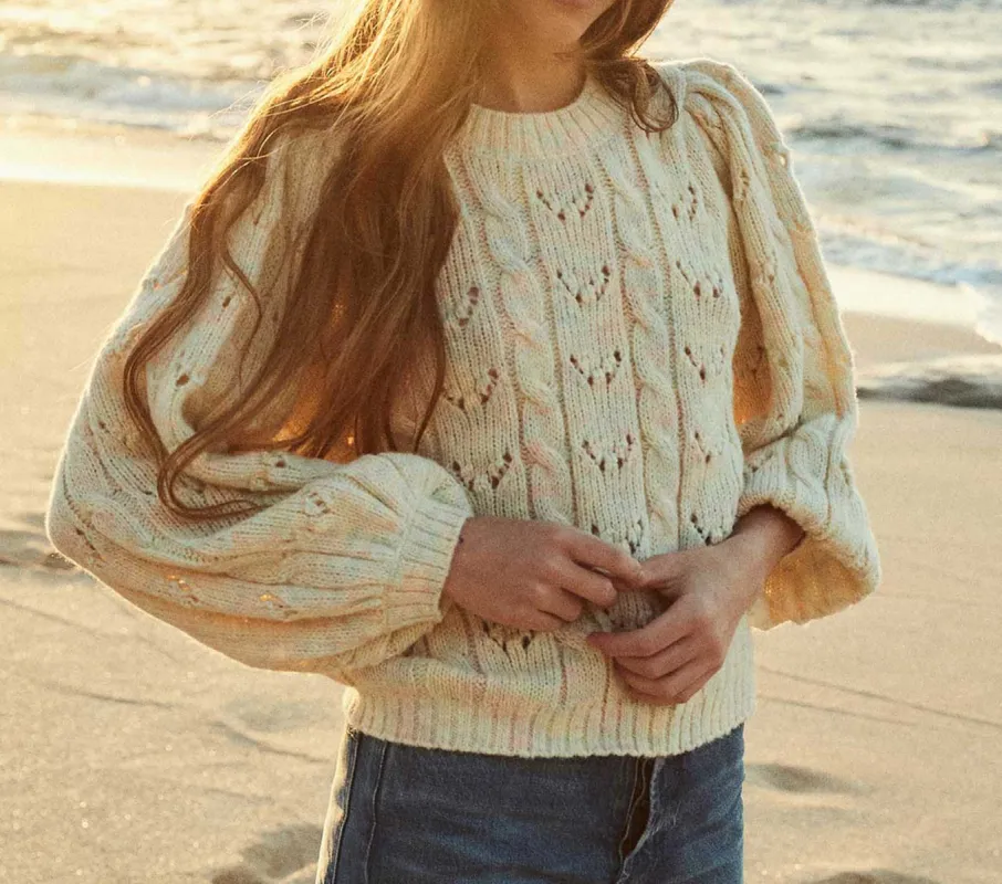 HMD -- TUDOR SWEATER -- WINTER SUNRISE made by Doen