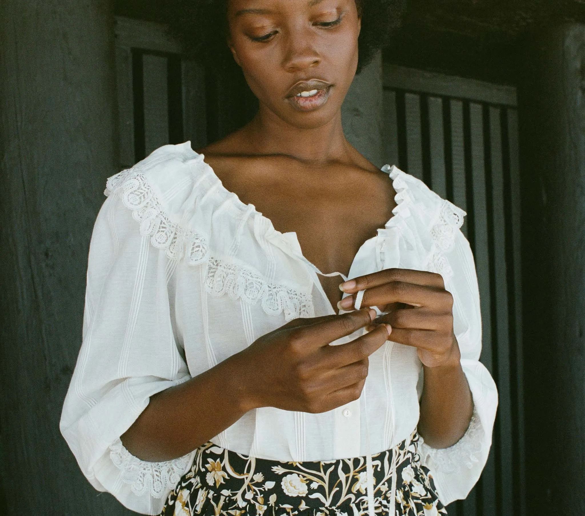 HMD -- SENETTE TOP -- CREME sold by Doen