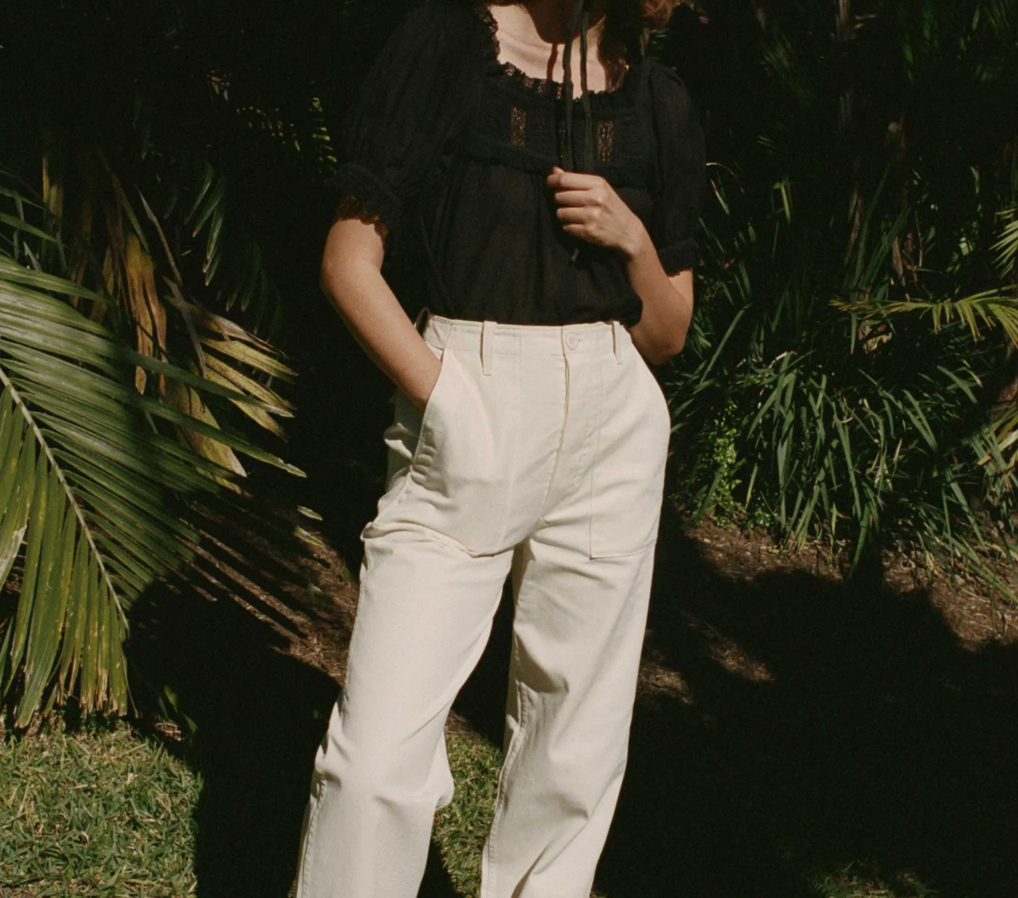 WALKER PANT -- NUTMILK sold by Doen product image thumbnail 4