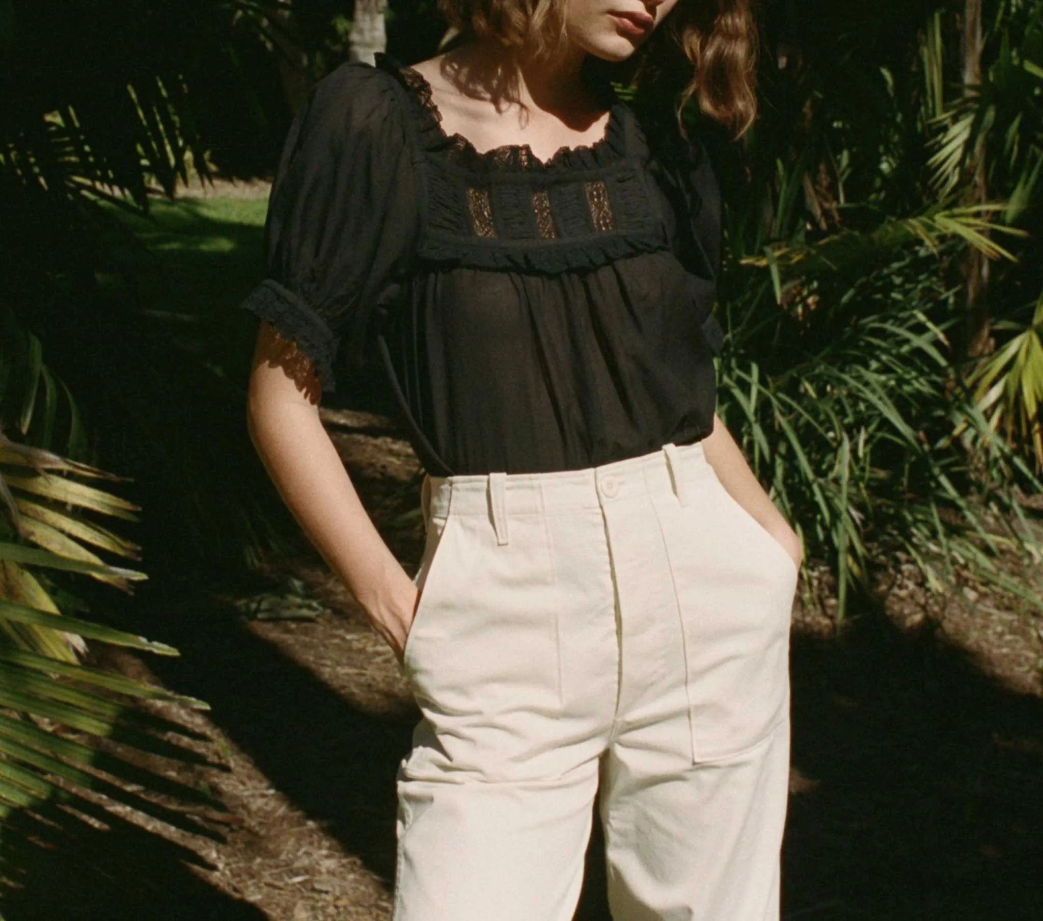 WALKER PANT -- NUTMILK sold by Doen product image thumbnail 5