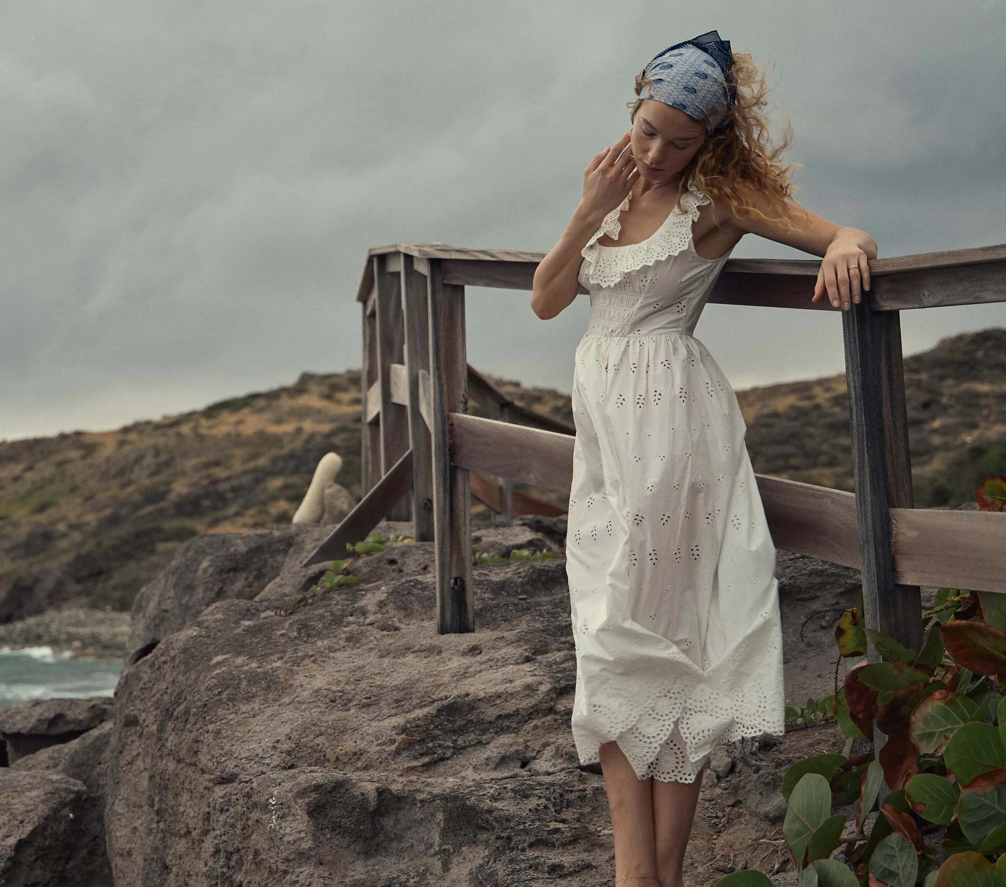 HMD -- FARAH DRESS -- SALT sold by Doen