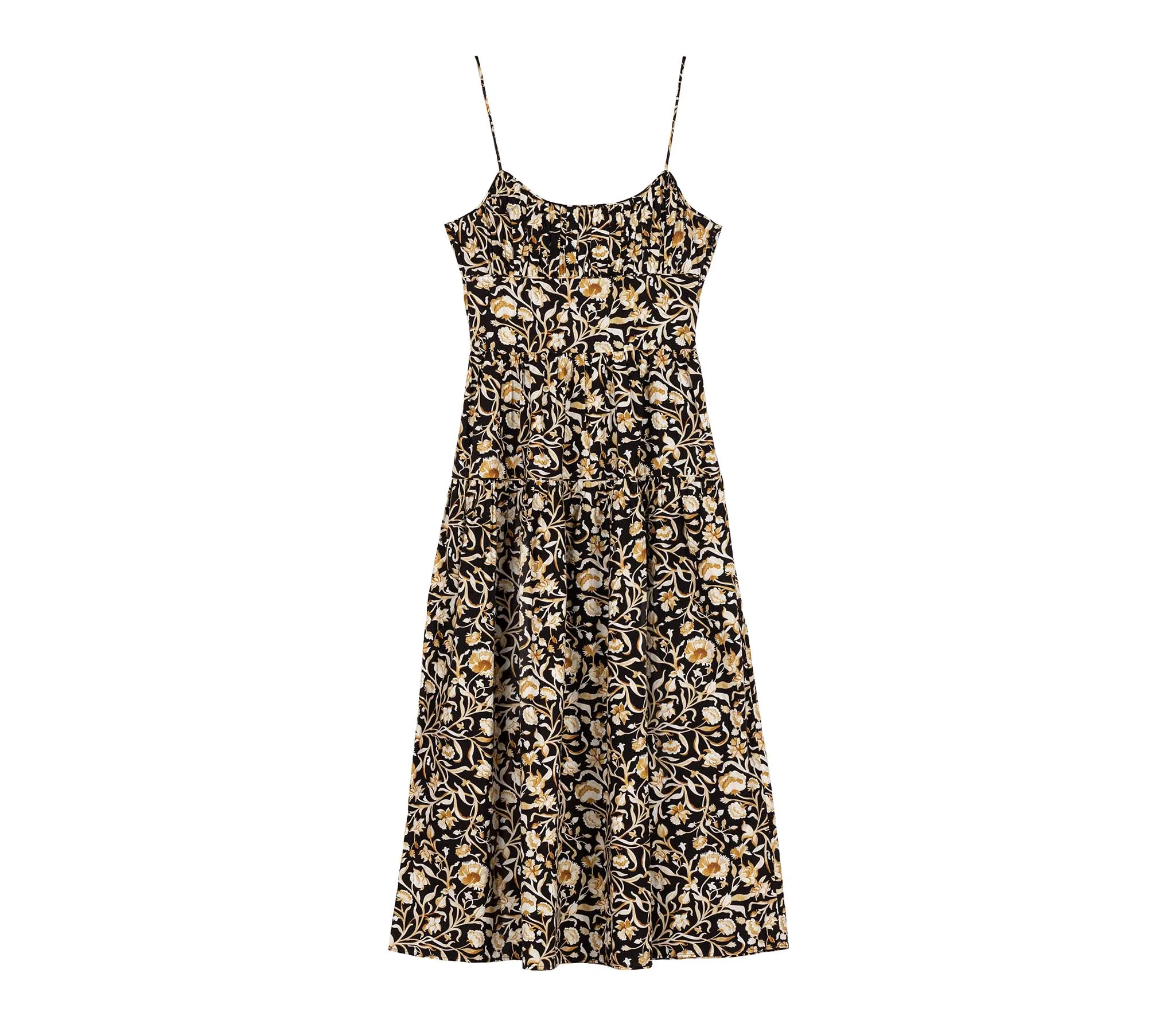 HMD -- BENOIT DRESS -- NOIR COLUMBIA STREET FLORAL sold by Doen