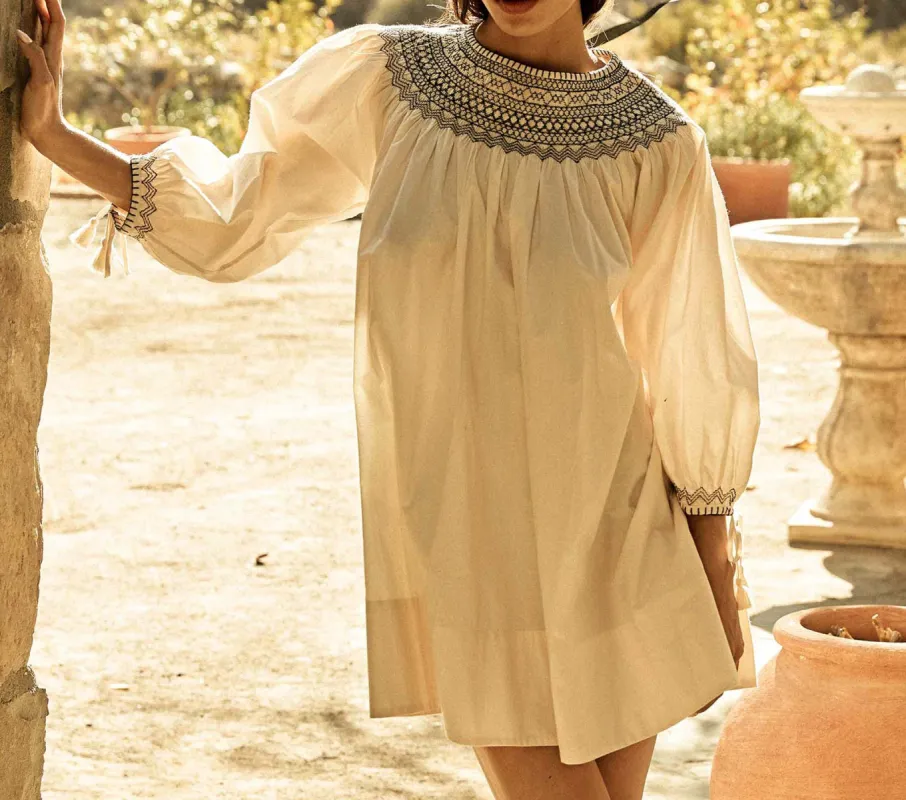 HMD -- THEDA DRESS -- MAGNOLIA sold by Doen