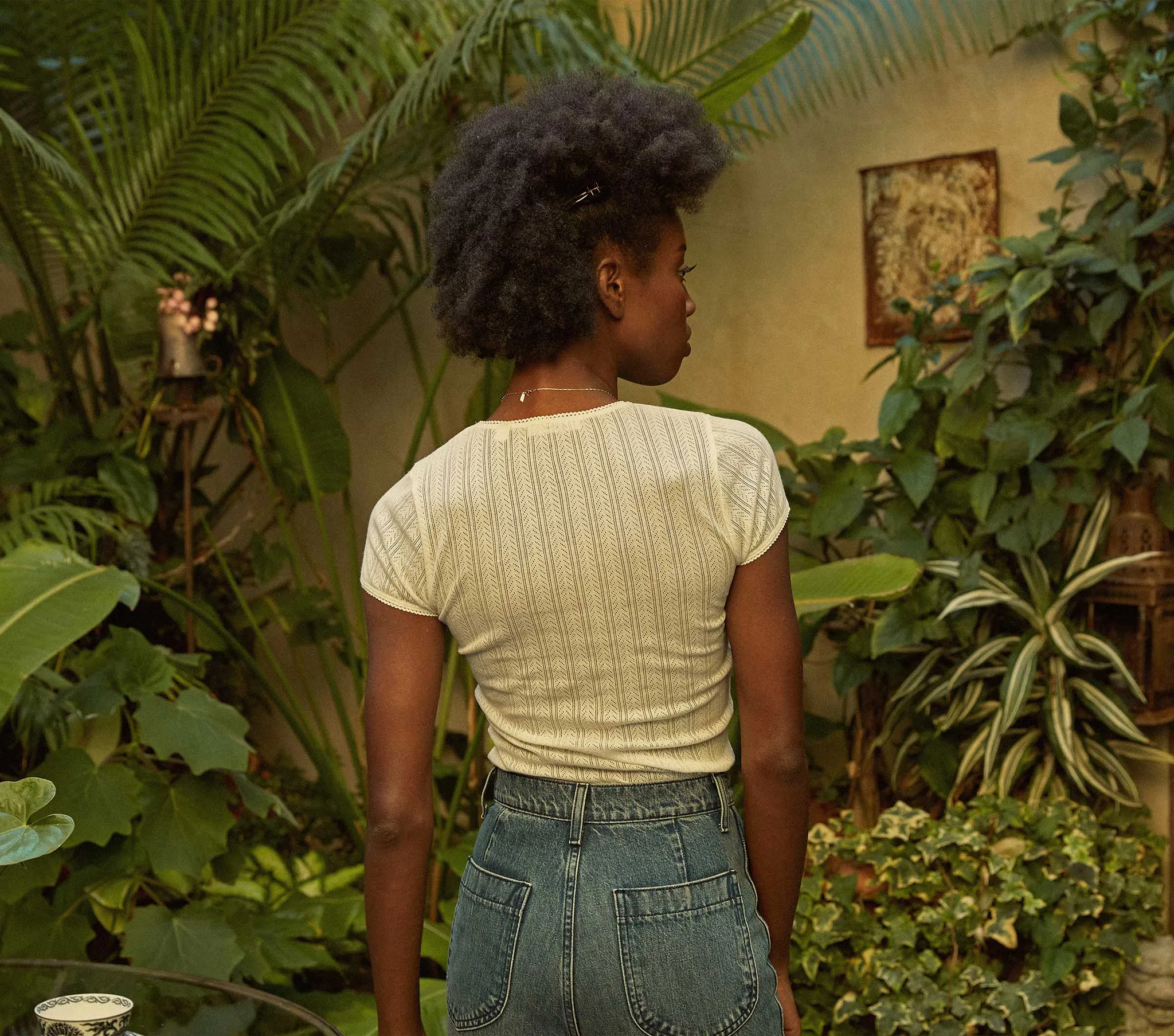 HMD -- VIVI TEE -- SALT sold by Doen product image thumbnail 3