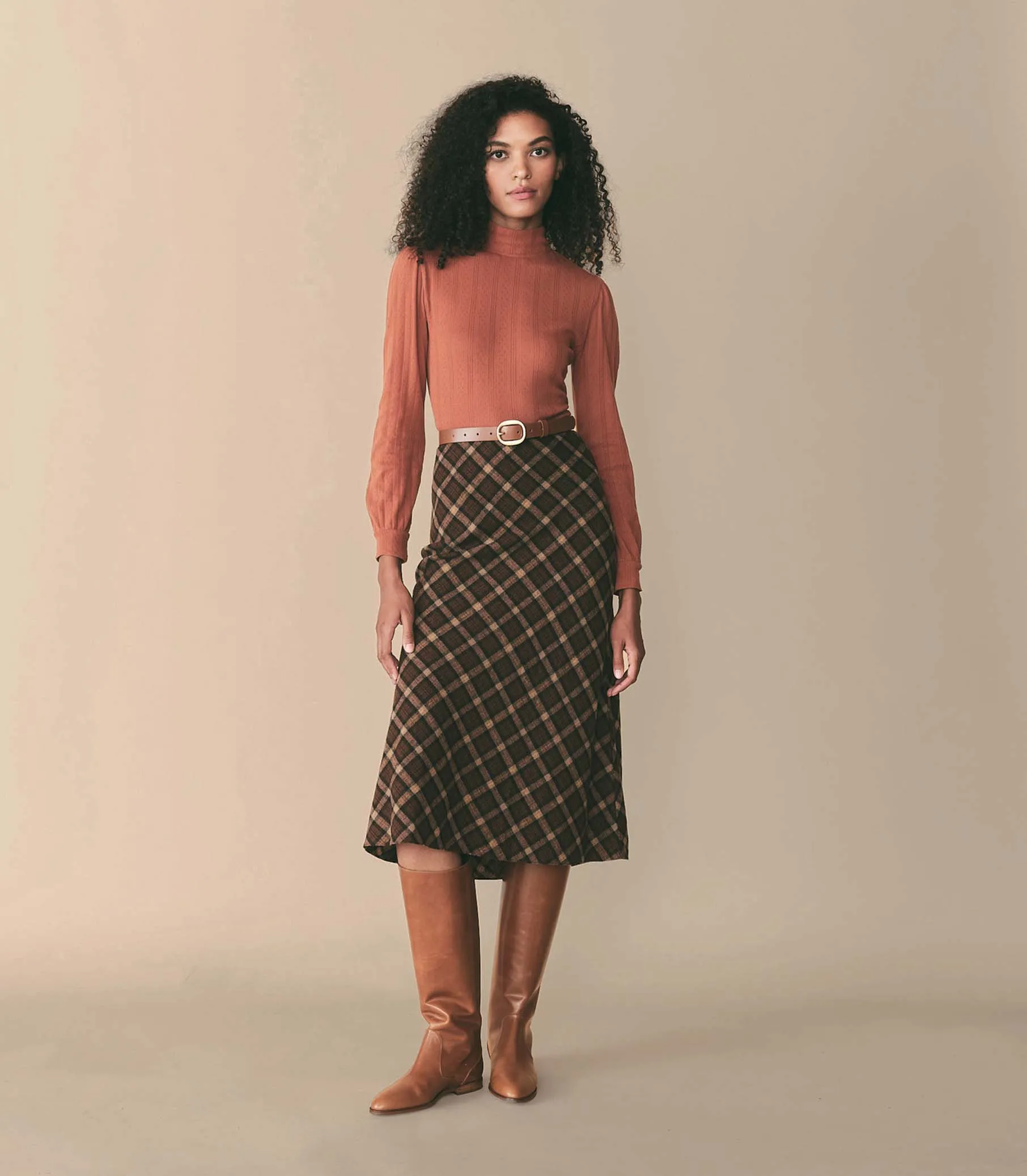 ELOWEN SKIRT -- CORNWALL PLAID sold by Doen product image thumbnail 5
