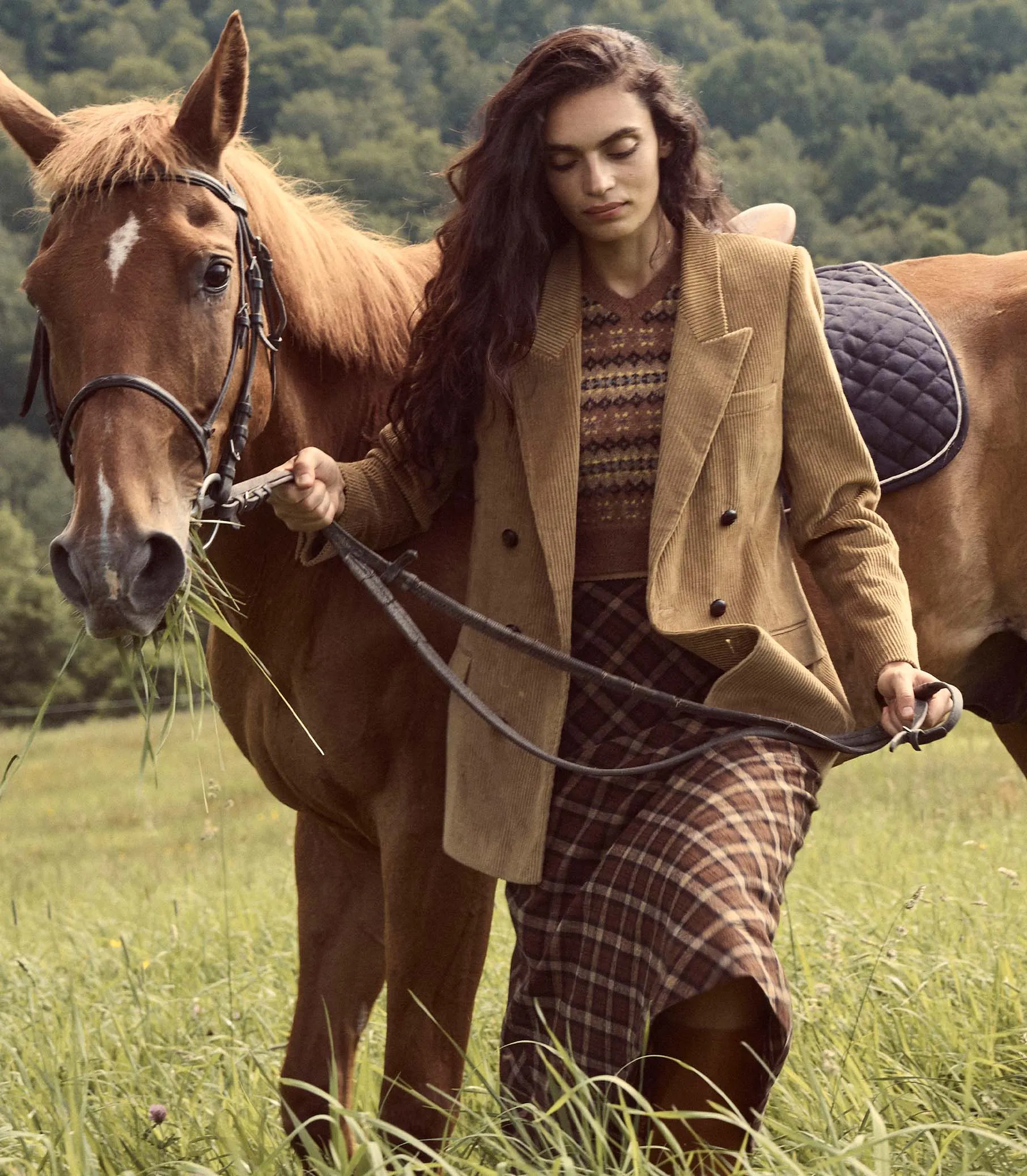 ELOWEN SKIRT -- CORNWALL PLAID sold by Doen product image thumbnail 2