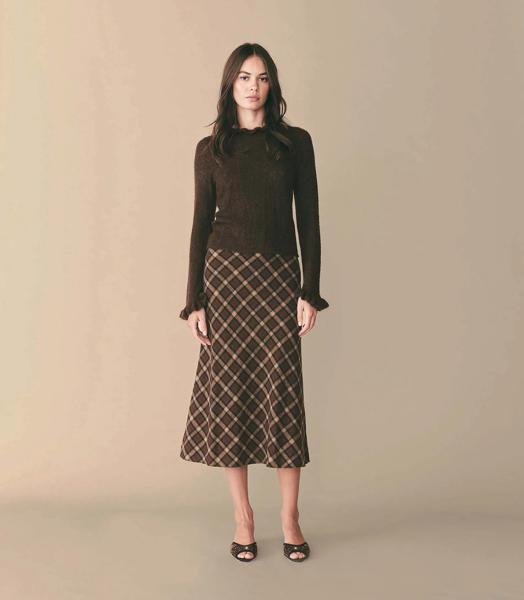 ELOWEN SKIRT -- CORNWALL PLAID sold by Doen product image thumbnail 4