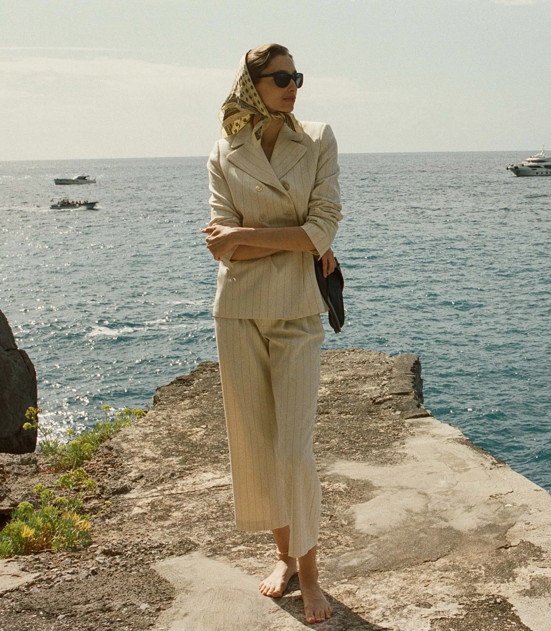 OLIVIA PANT -- GESSATO STRIPE sold by Doen