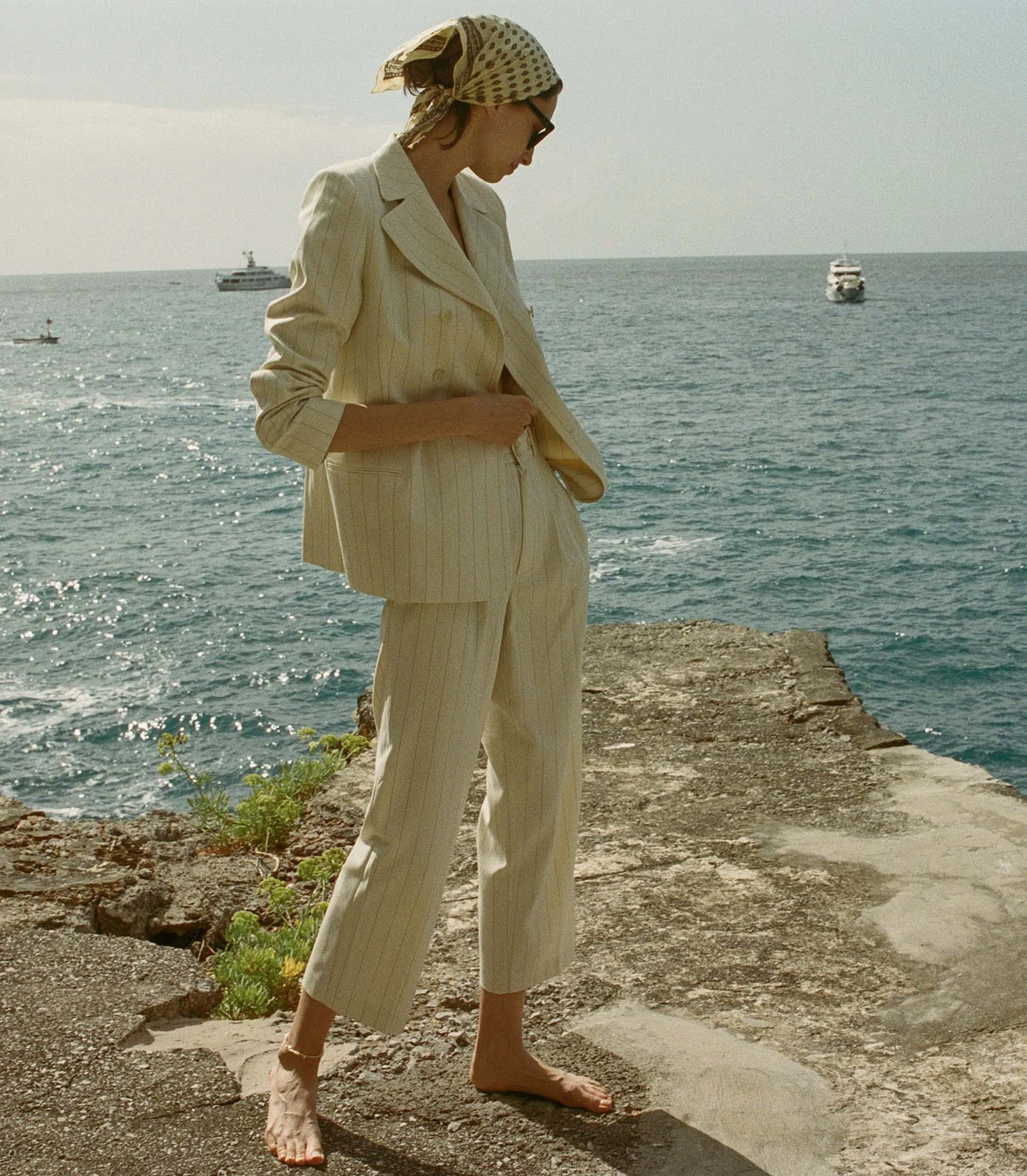 OLIVIA PANT -- GESSATO STRIPE sold by Doen product image thumbnail 4