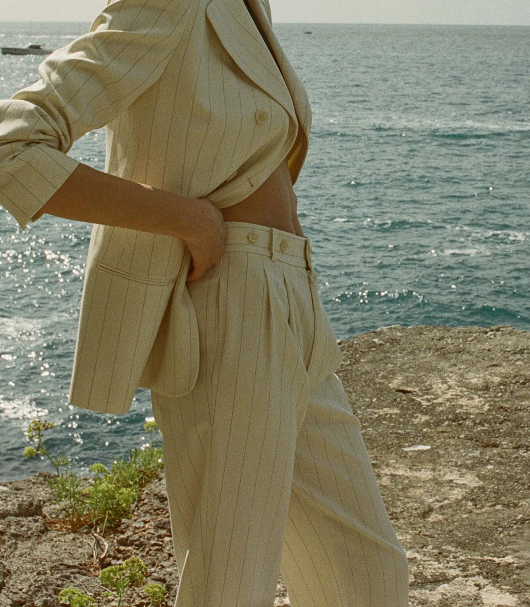 OLIVIA PANT -- GESSATO STRIPE sold by Doen product image thumbnail 2