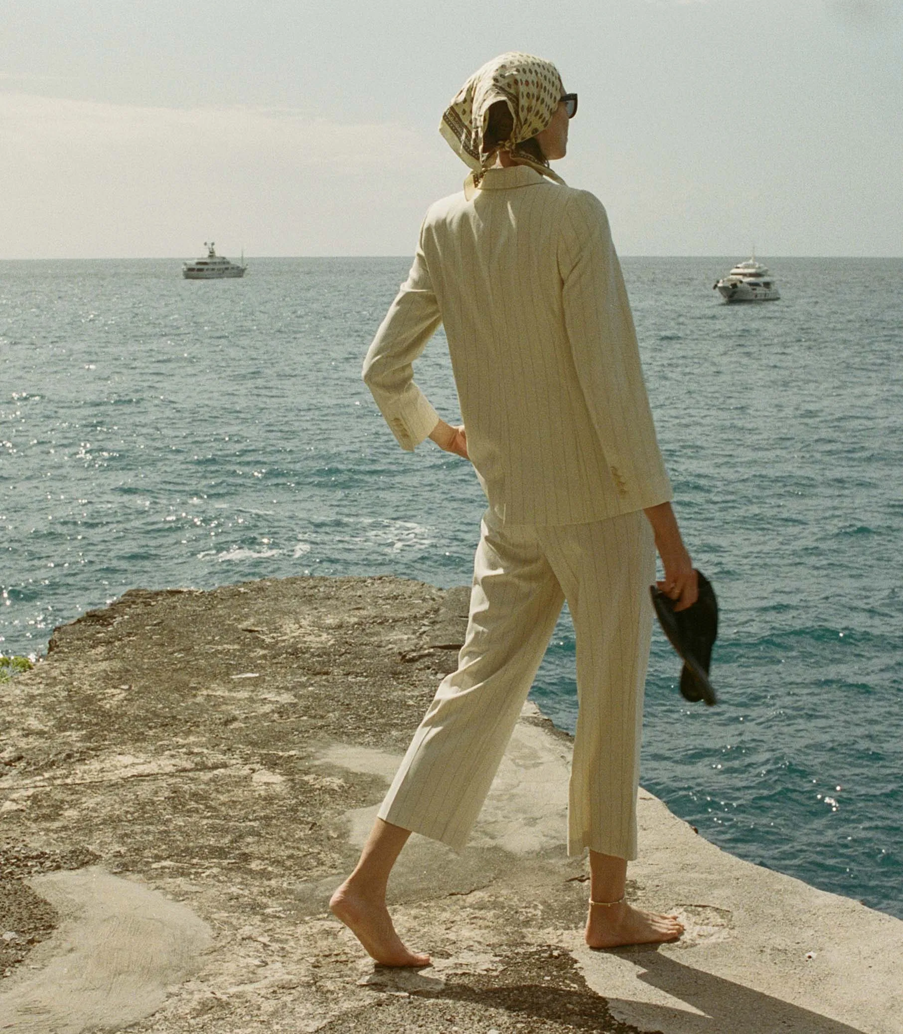 OLIVIA PANT -- GESSATO STRIPE sold by Doen product image thumbnail 3