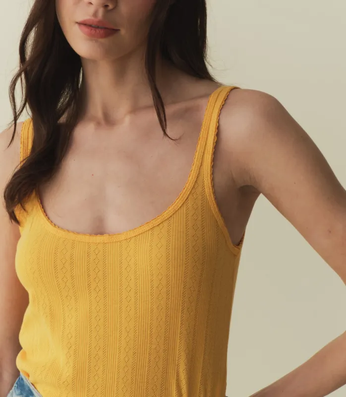 SHAE TANK -- JONQUILLE APOLLINE POINTELLE sold by Doen