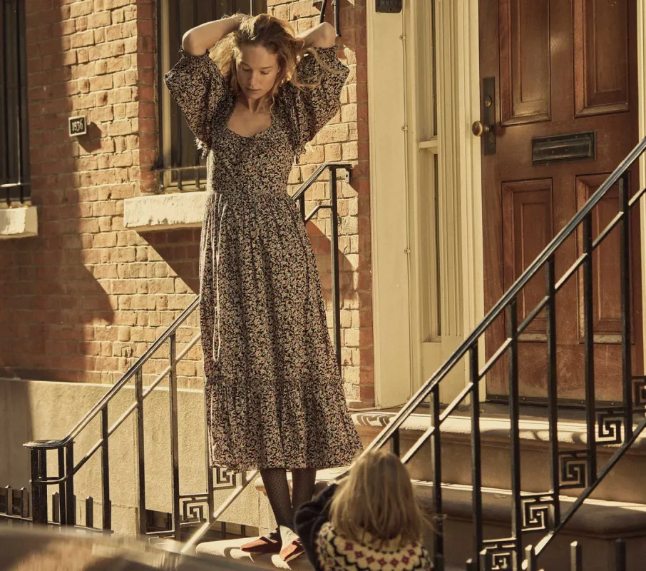 HMD -- BROOKE DRESS -- HARVEST MEADOW FLORAL made by Doen