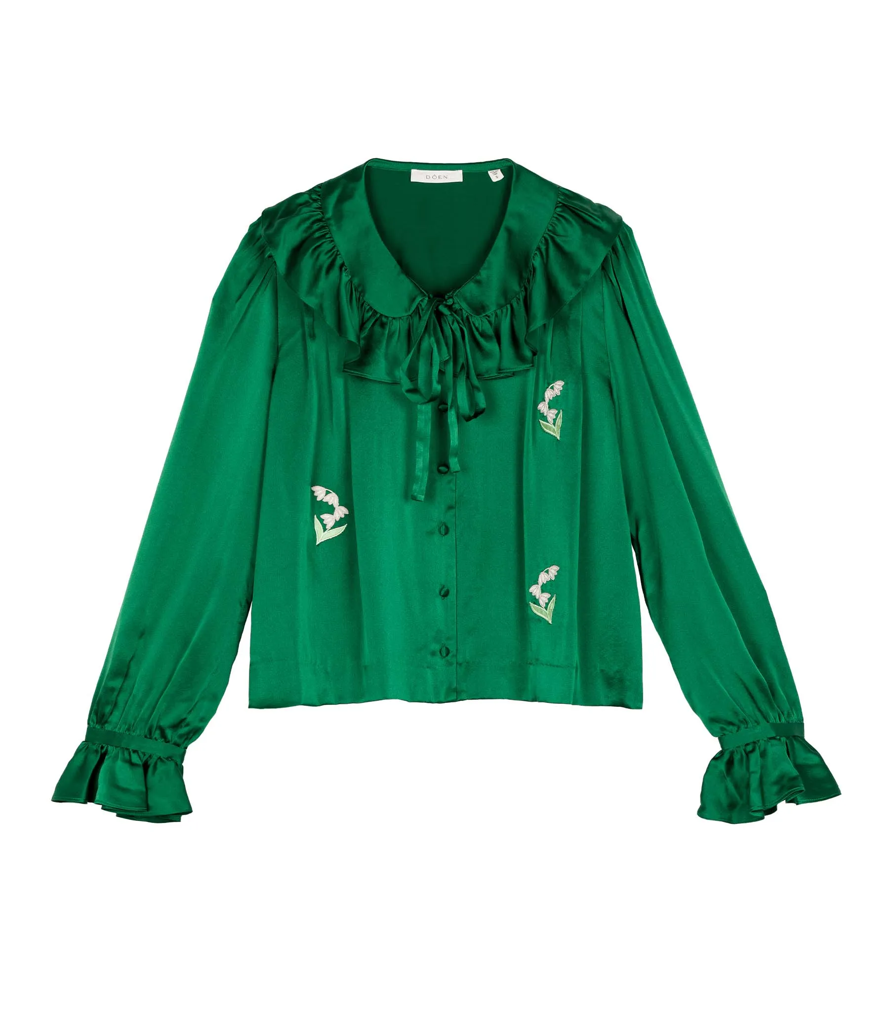 HMD -- SOLANGE TOP -- EMERALD IVY sold by Doen product image thumbnail 5