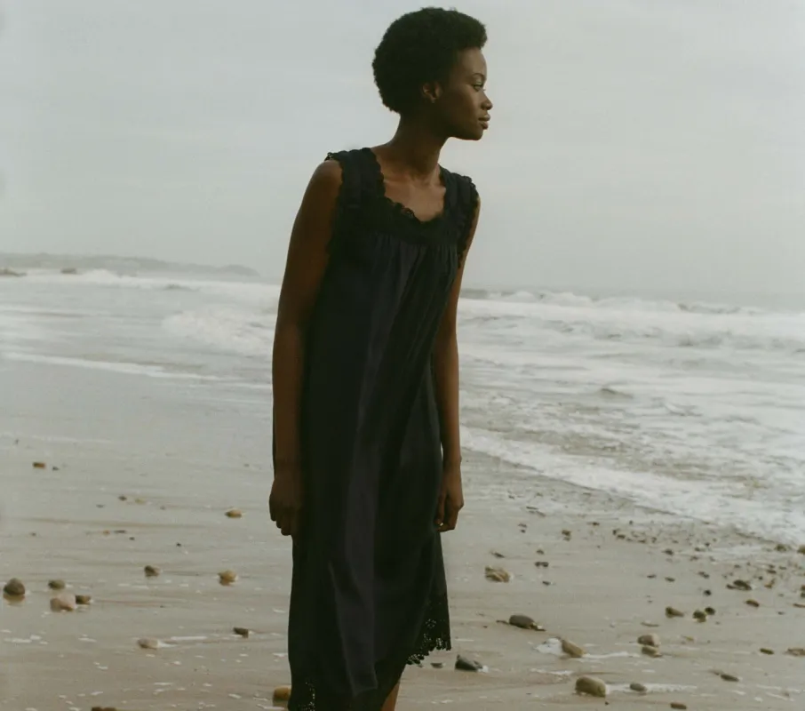 HMD -- CONCETTA DRESS -- BLACK sold by Doen