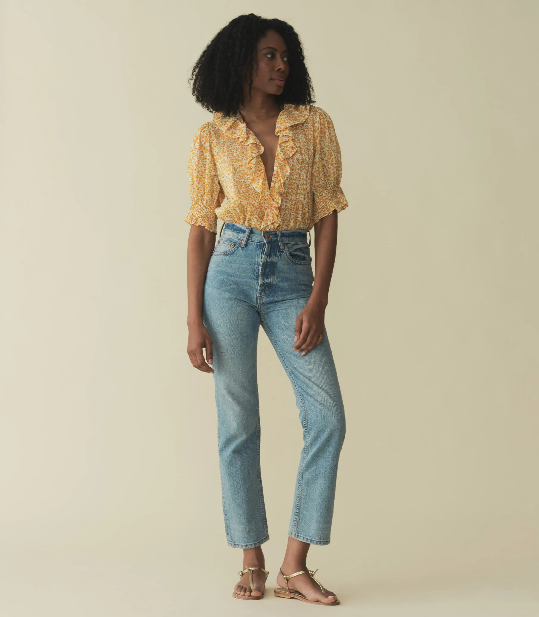 HENRI TOP -- CLEMENTINE DAISY FIELDS sold by Doen product image thumbnail 2