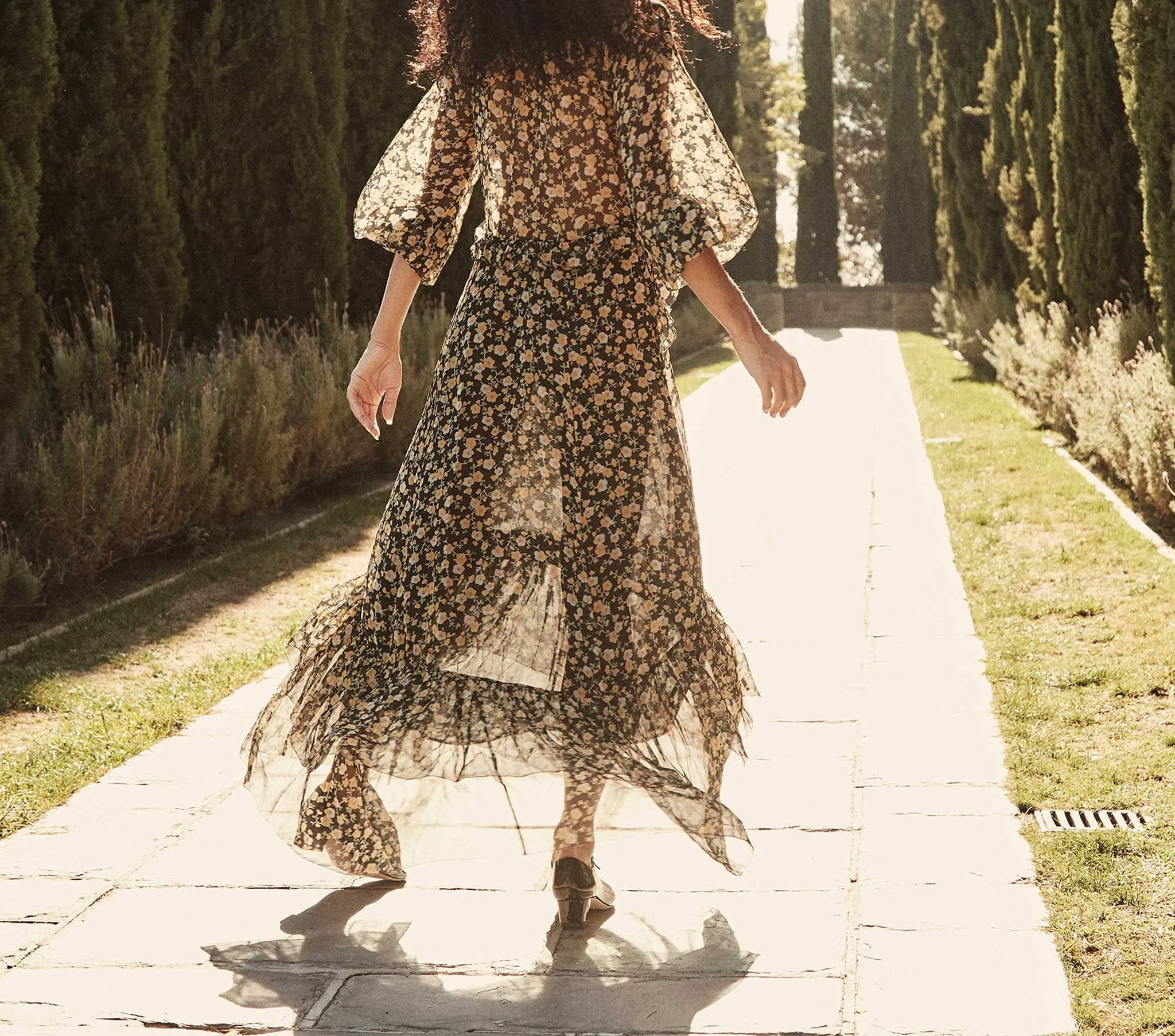 HMD -- SAFFRON DRESS -- DIANTHUS MEADOW sold by Doen product image thumbnail 3