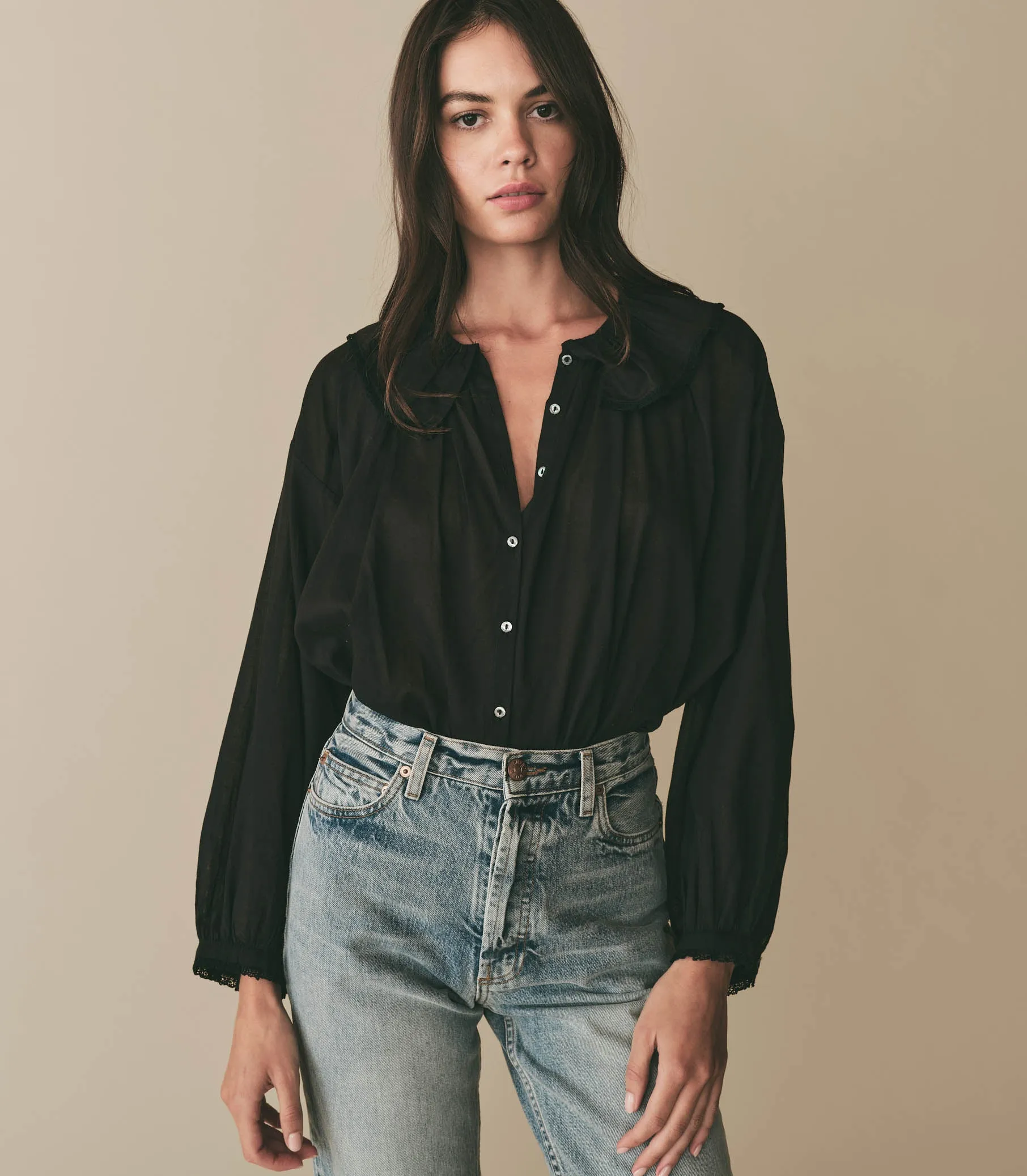 JANA TOP -- BLACK sold by Doen product image thumbnail 2