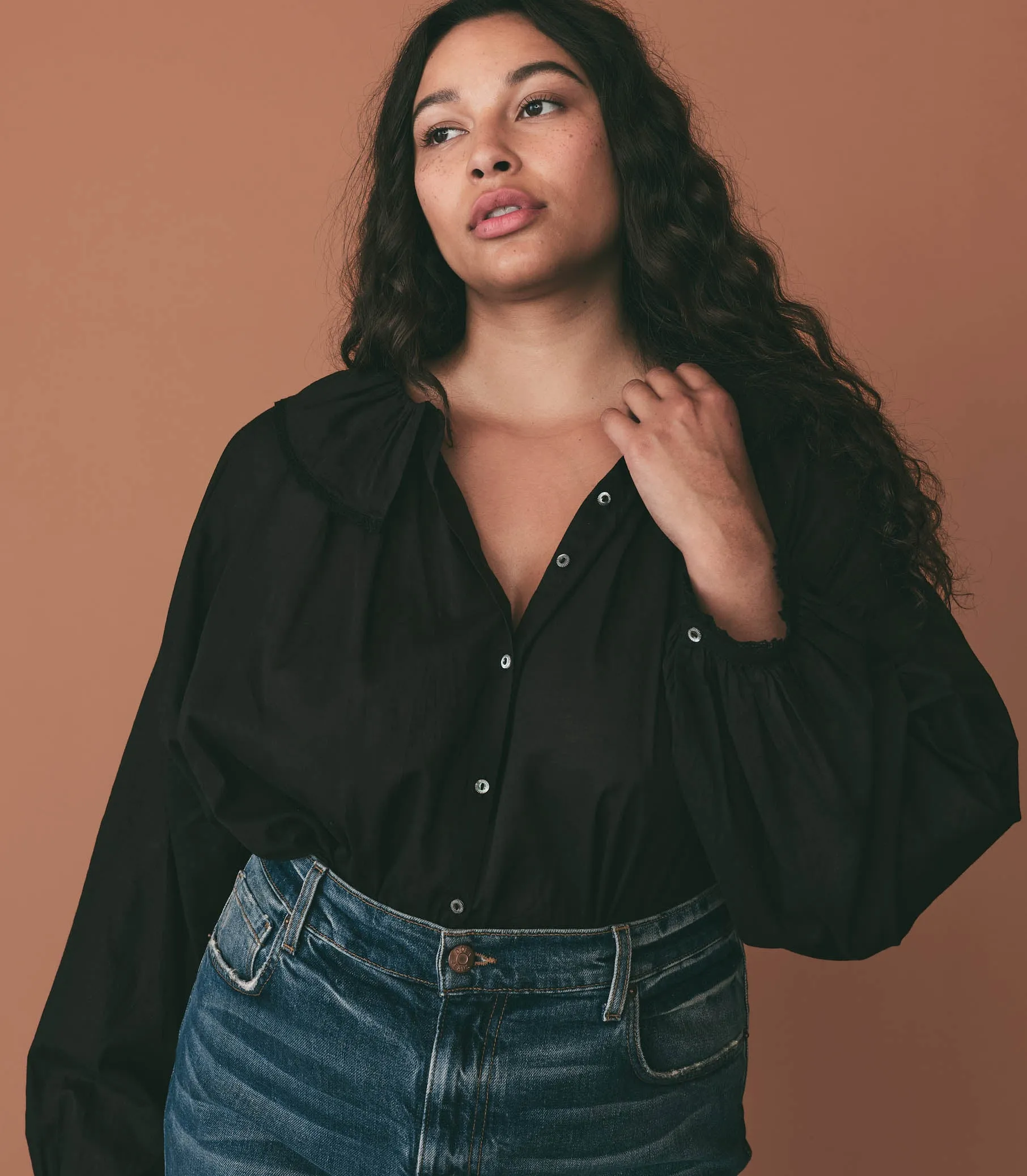 JANA TOP -- BLACK sold by Doen