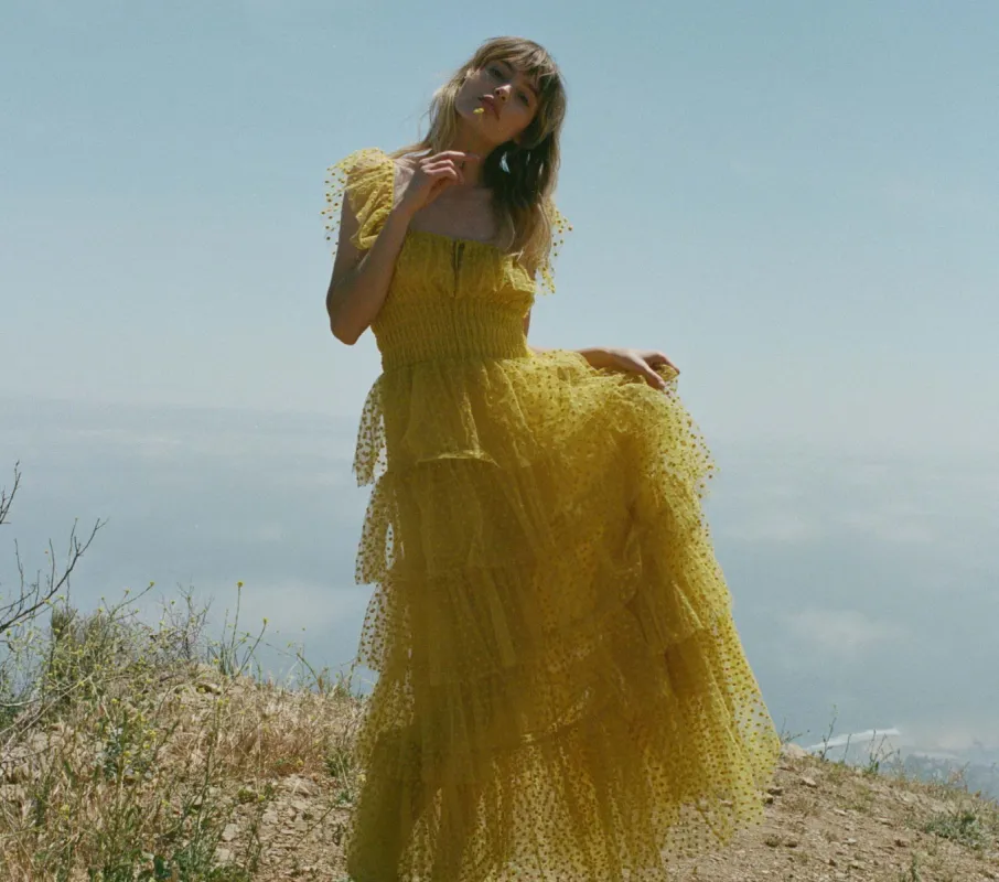 HMD -- HARMONY DRESS -- MOSS sold by Doen