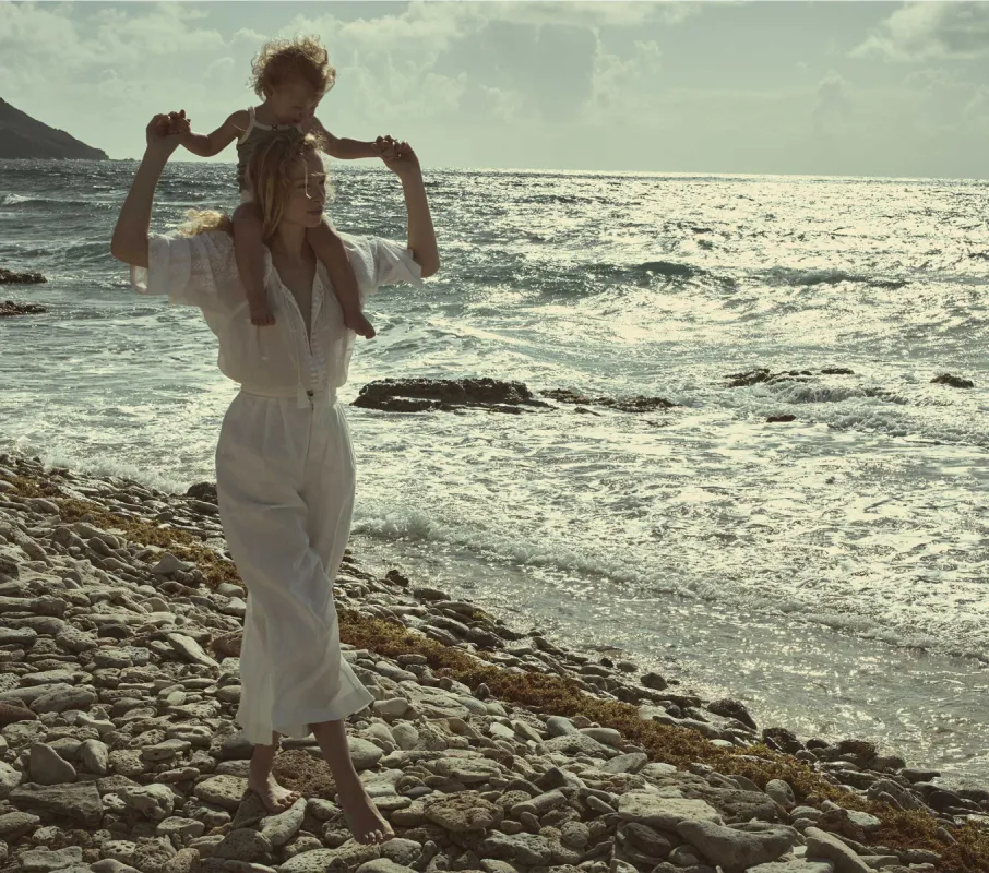 HMD -- VALADON TOP -- SALT sold by Doen