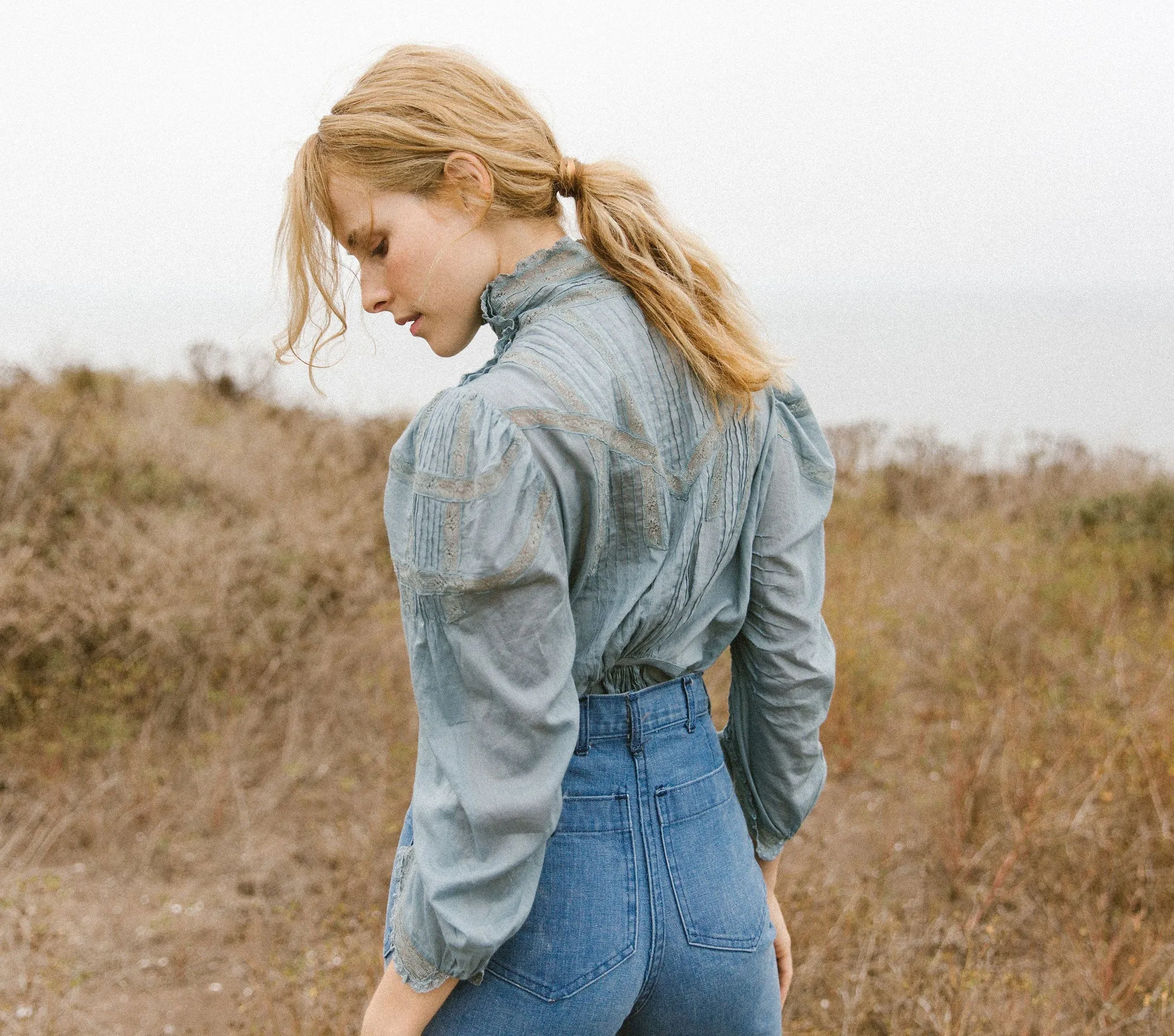 HMD -- ALBERTINE TOP -- POND sold by Doen product image thumbnail 5